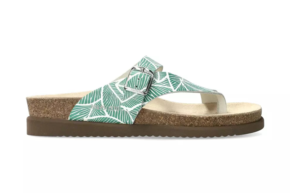 'Helen' women's toe sandal - green