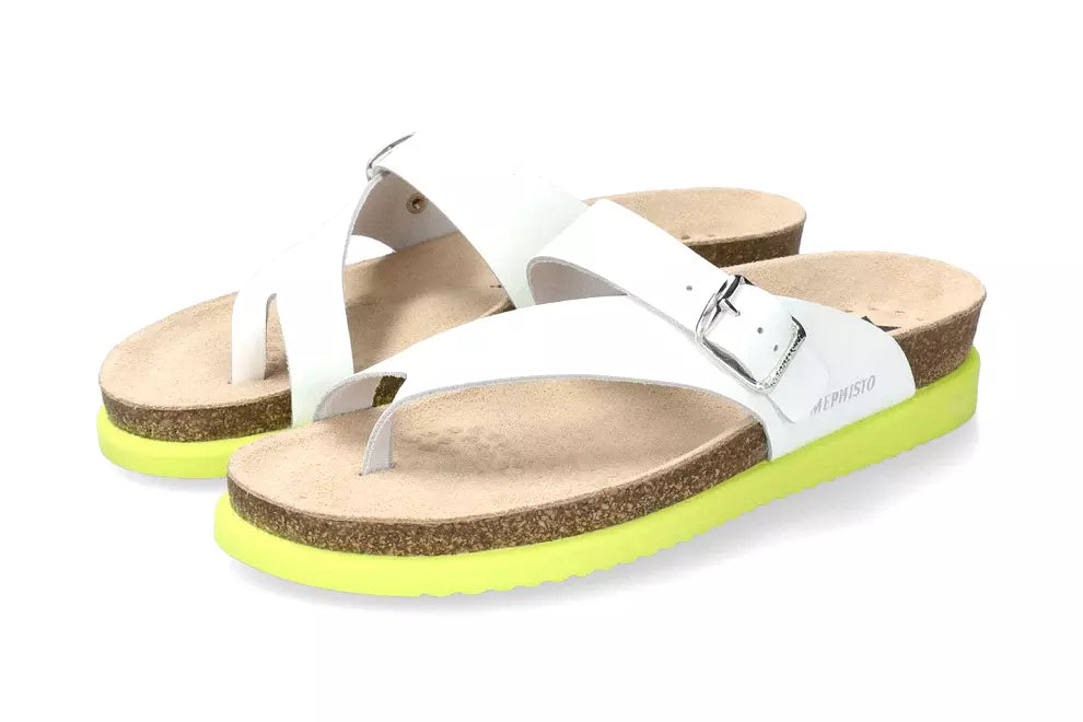 'Helen' women's thong sandal - white