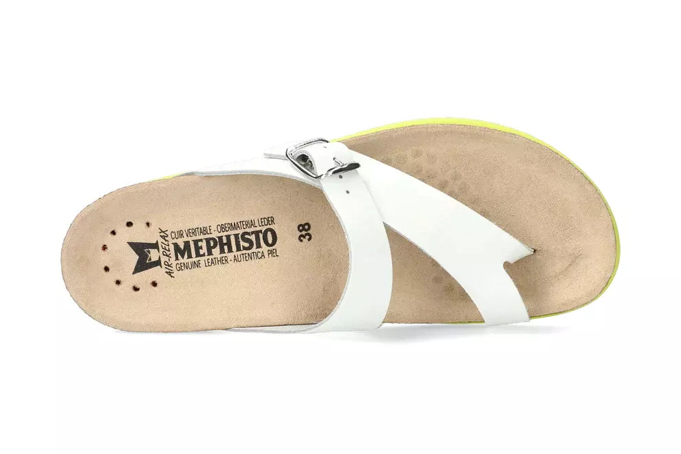 'Helen' women's thong sandal - white