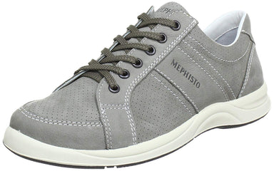 Mephisto HERO PERF light grey nubuck sporty laceshoe for men - ChaplinshoesMephisto HERO PERF light grey nubuck sporty laceshoe for menMephisto