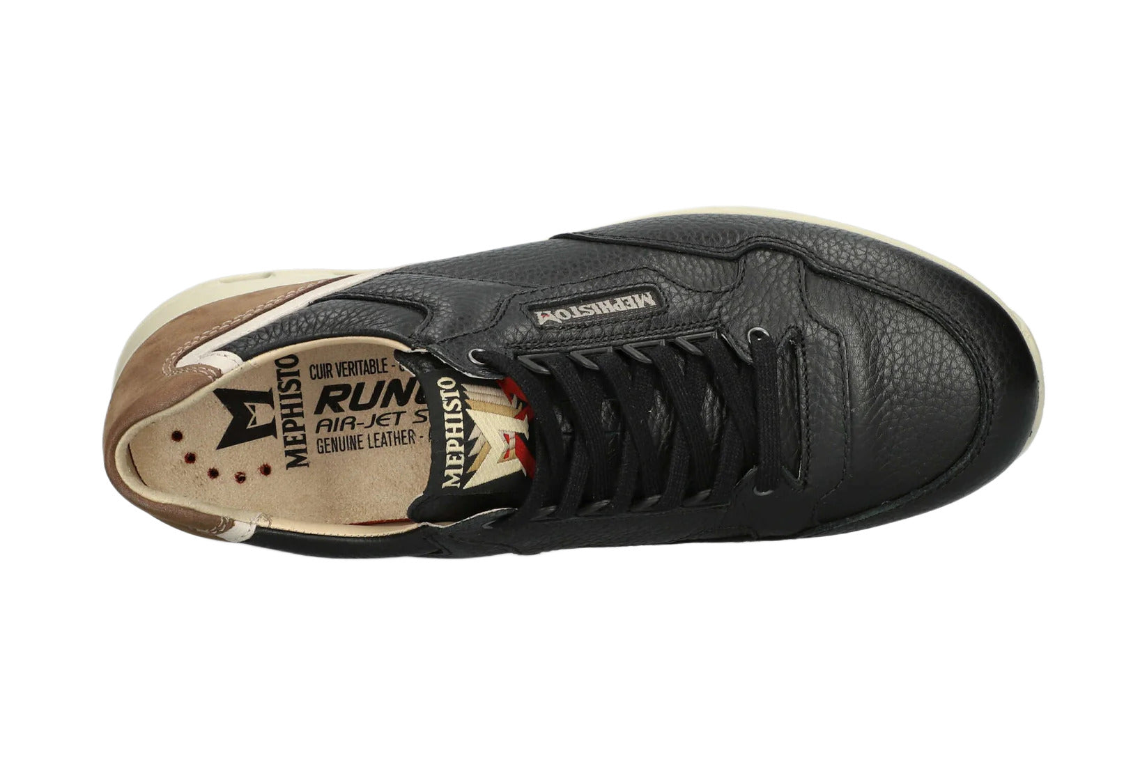 Pánské šněrovací tenisky 'Jansen' - Černé