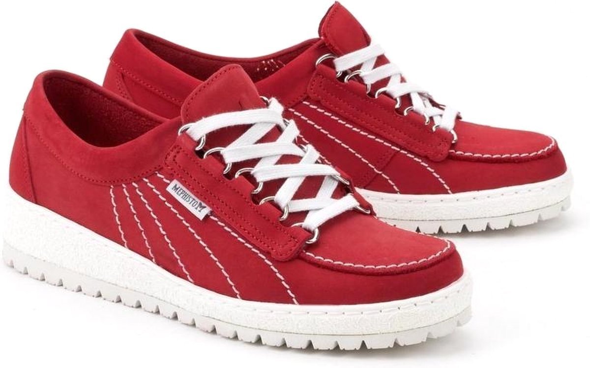 Mephisto LADY MAYA Scarpa stringata da donna - Nubuck rosso - ChaplinshoesMephisto LADY MAYA Scarpa stringata da donna - Nubuck rossoMephisto