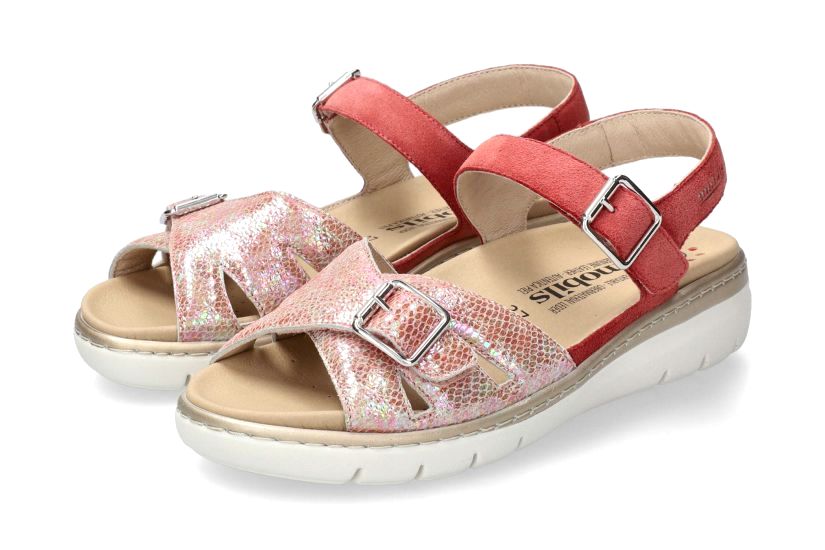 'Leonna' ergonomisk bred pasform (H) sandal til kvinder - pink