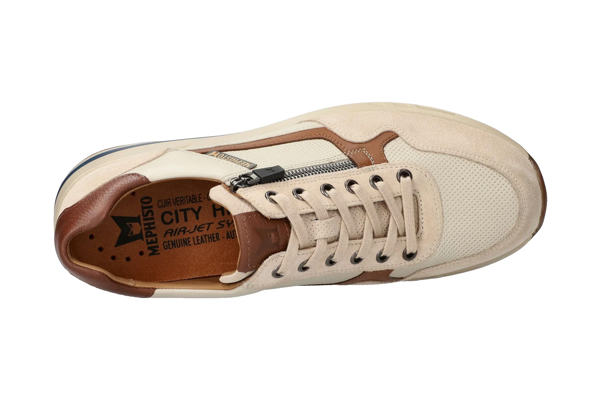 Herren-Schnürschuh 'Bradley' - Beige