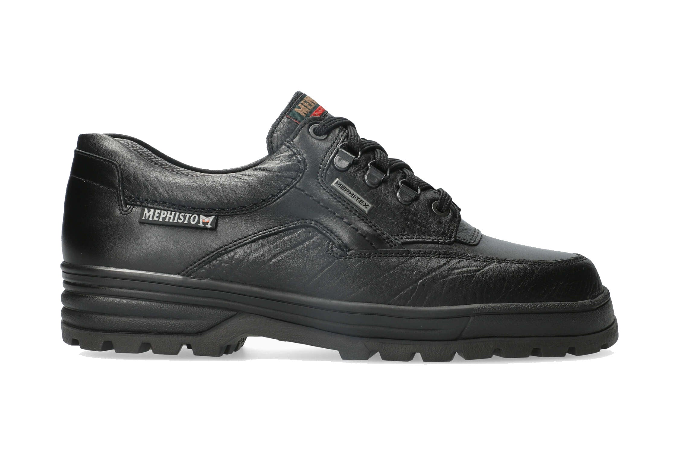 Wasserdichter Herren-Schnürschuh 'Barracuda' - Schwarz