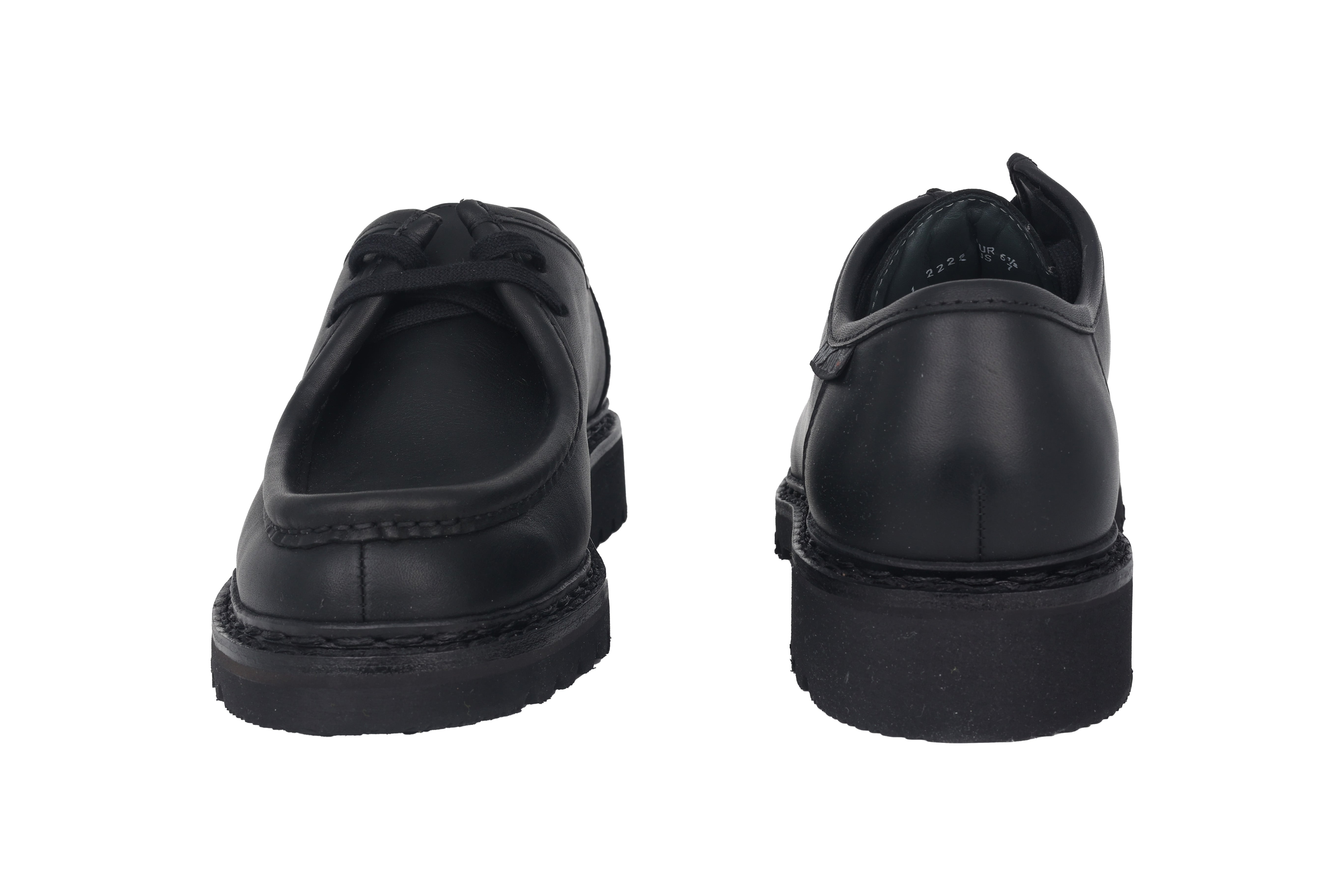 Scarpa stringata artigianale Goodyear 'Peppo' da uomo - Nera