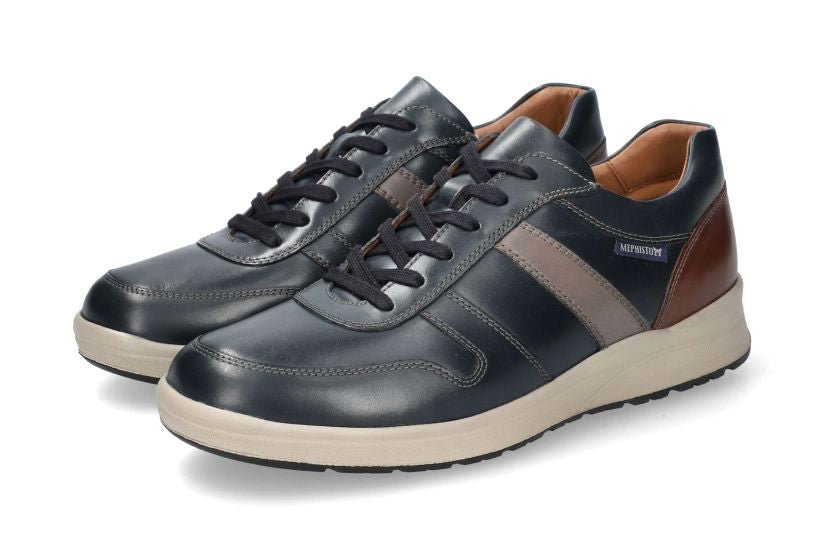 'Vito' men's lace-up sneaker - Blue