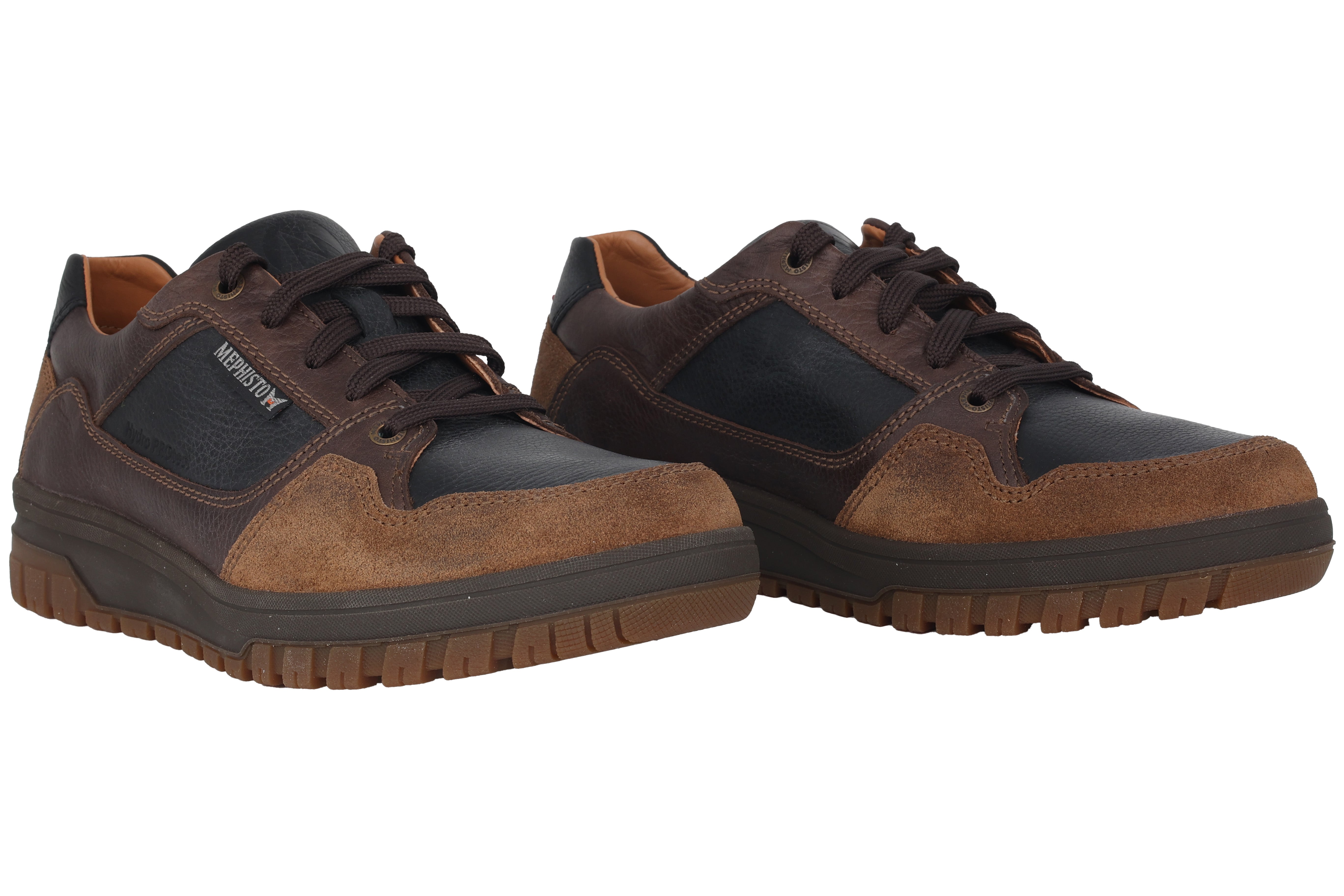 'Phil' men's lace-up shoe - Brown hazelnut