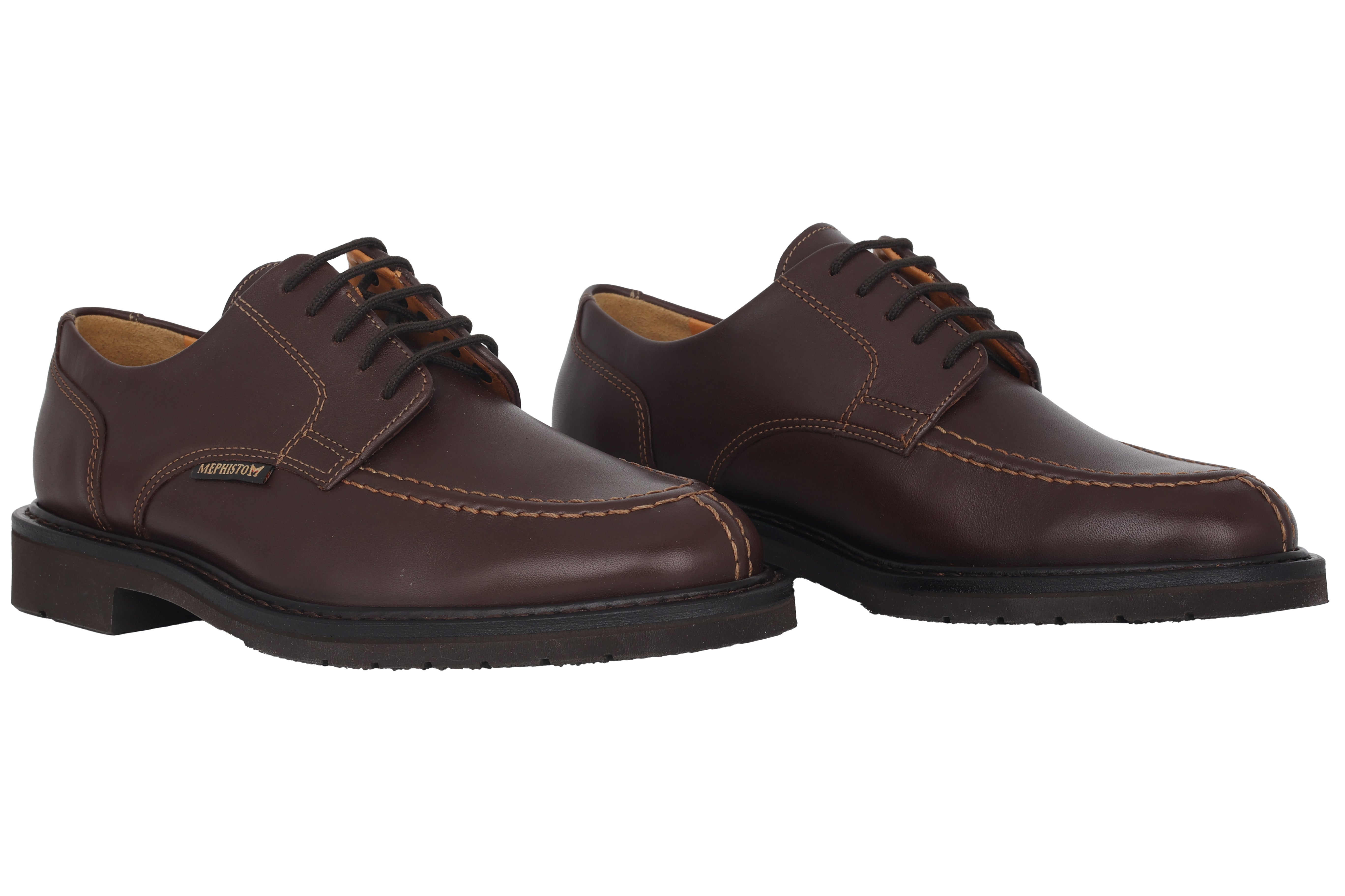 Phoebus' men's handmade lace-up shoe - Brown