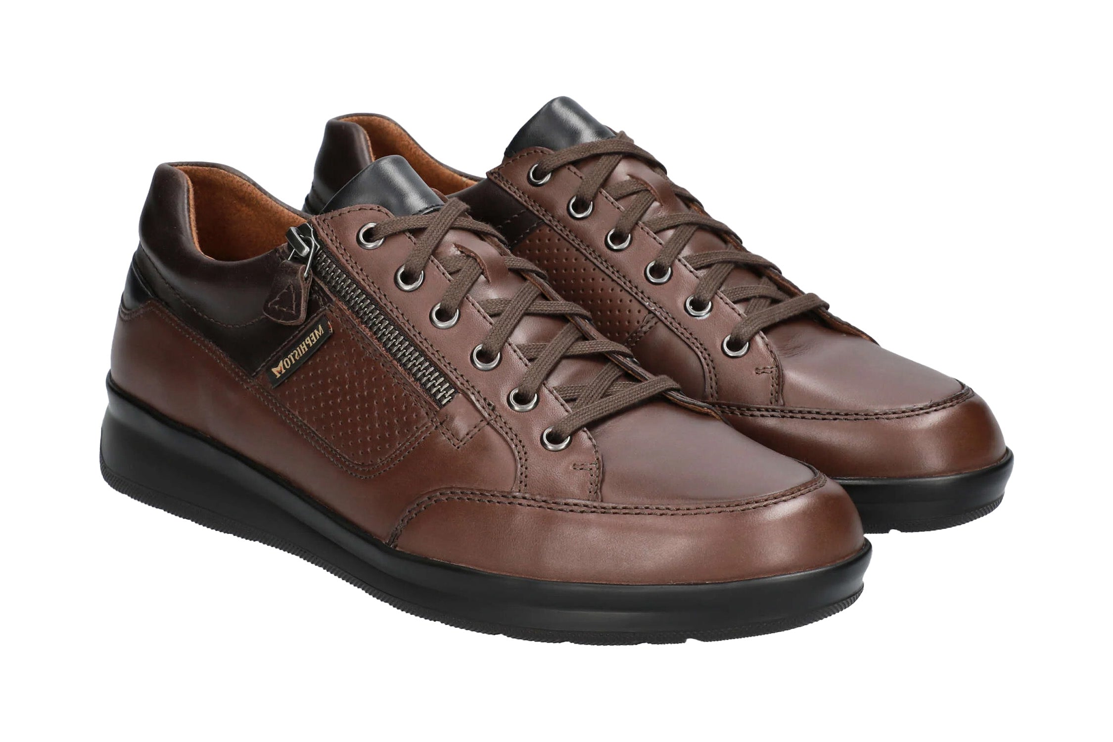 'Bradley' herrskor med snörning - beige