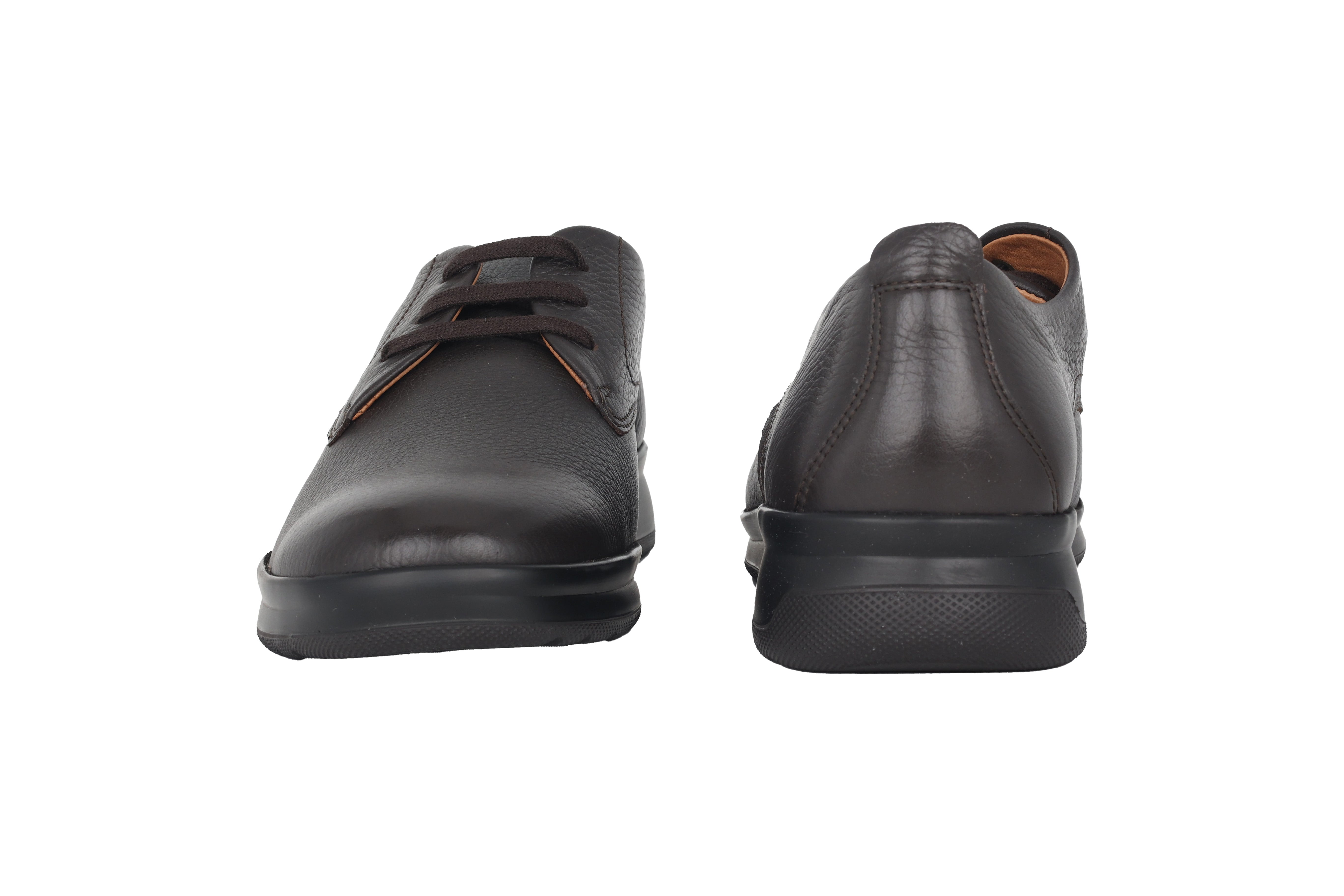'Lester' men's lace-up shoe - Brown