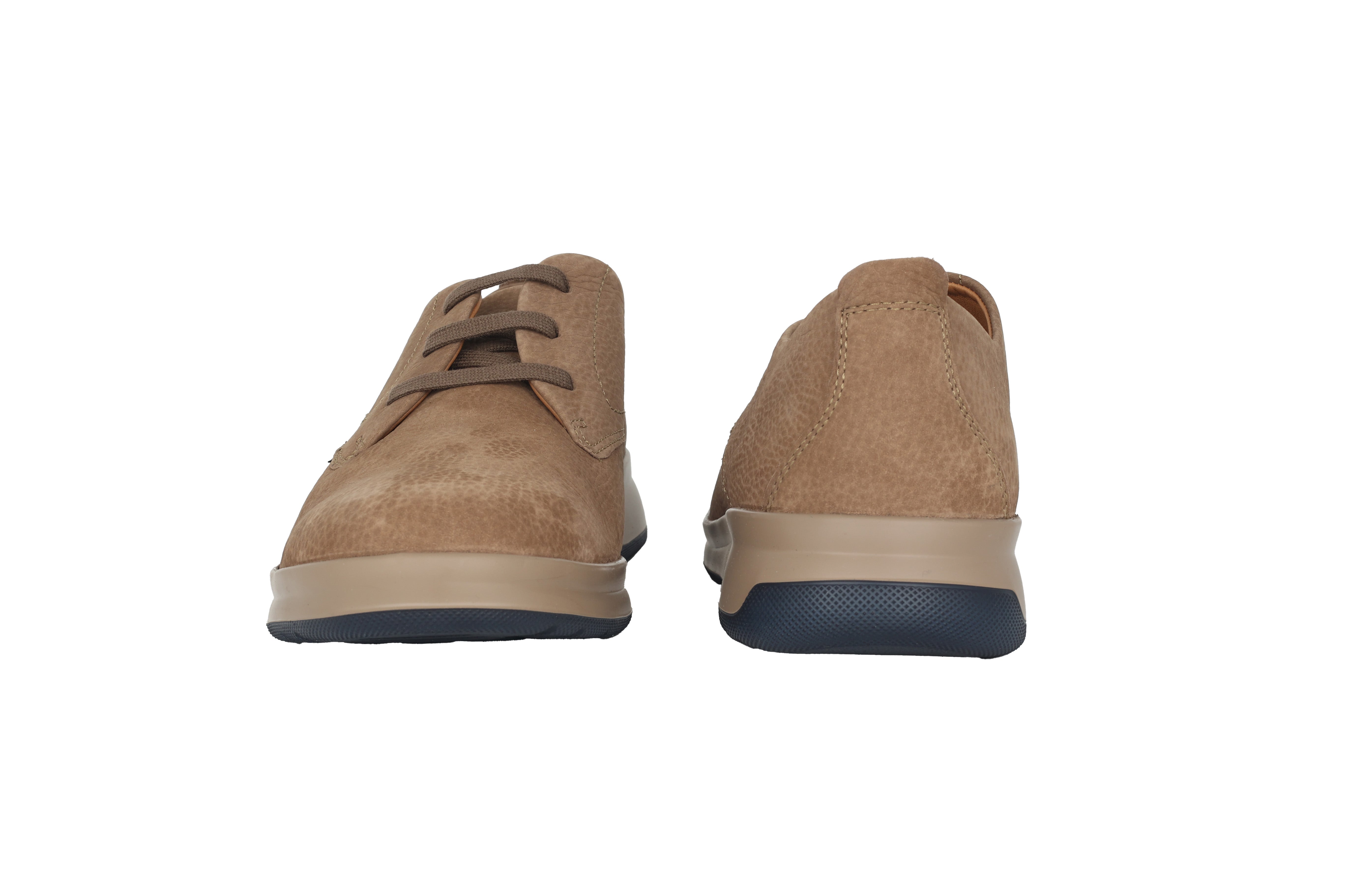 'Lester' men's lace-up shoe - Dark taupe