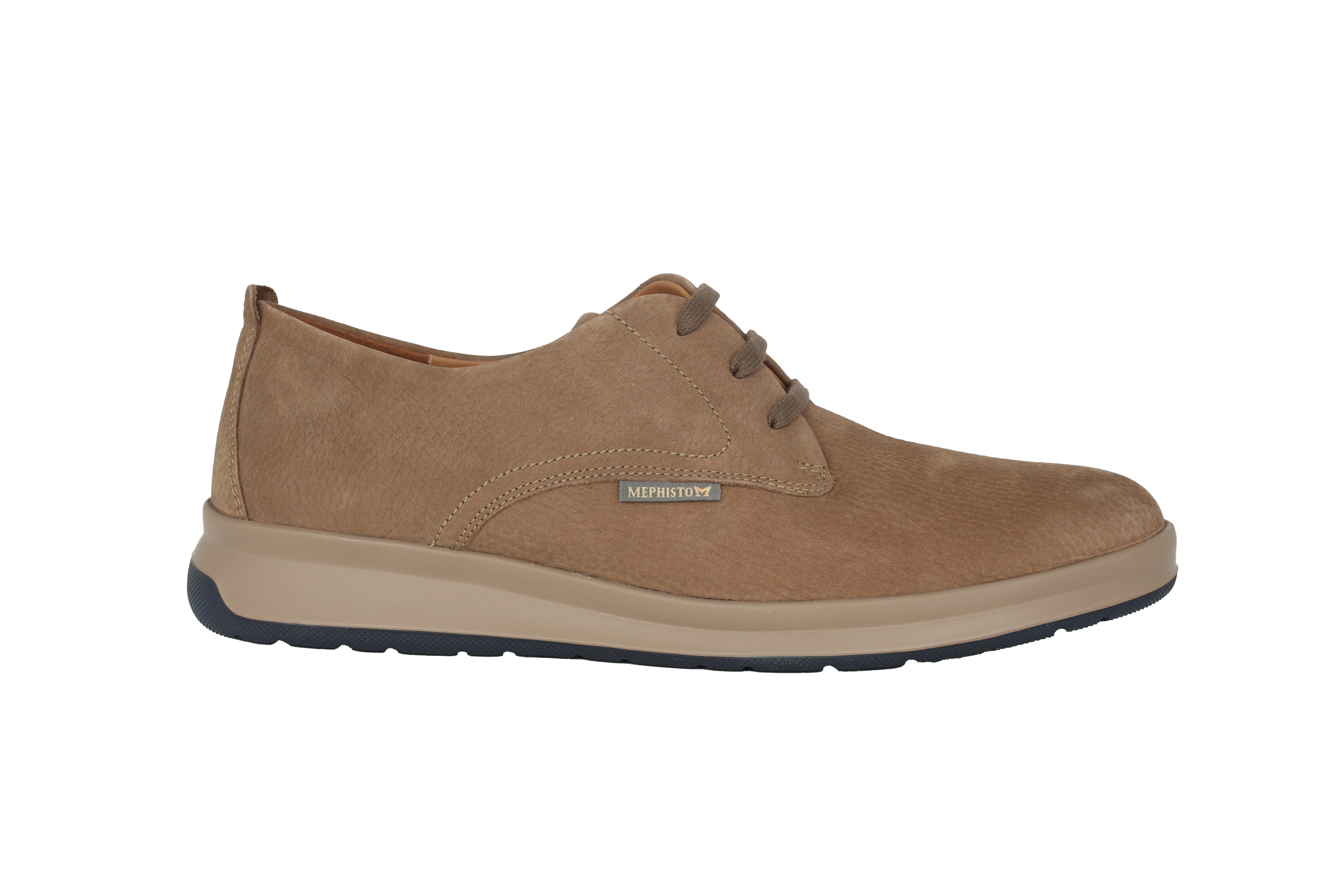 'Lester' men's lace-up shoe - Dark taupe