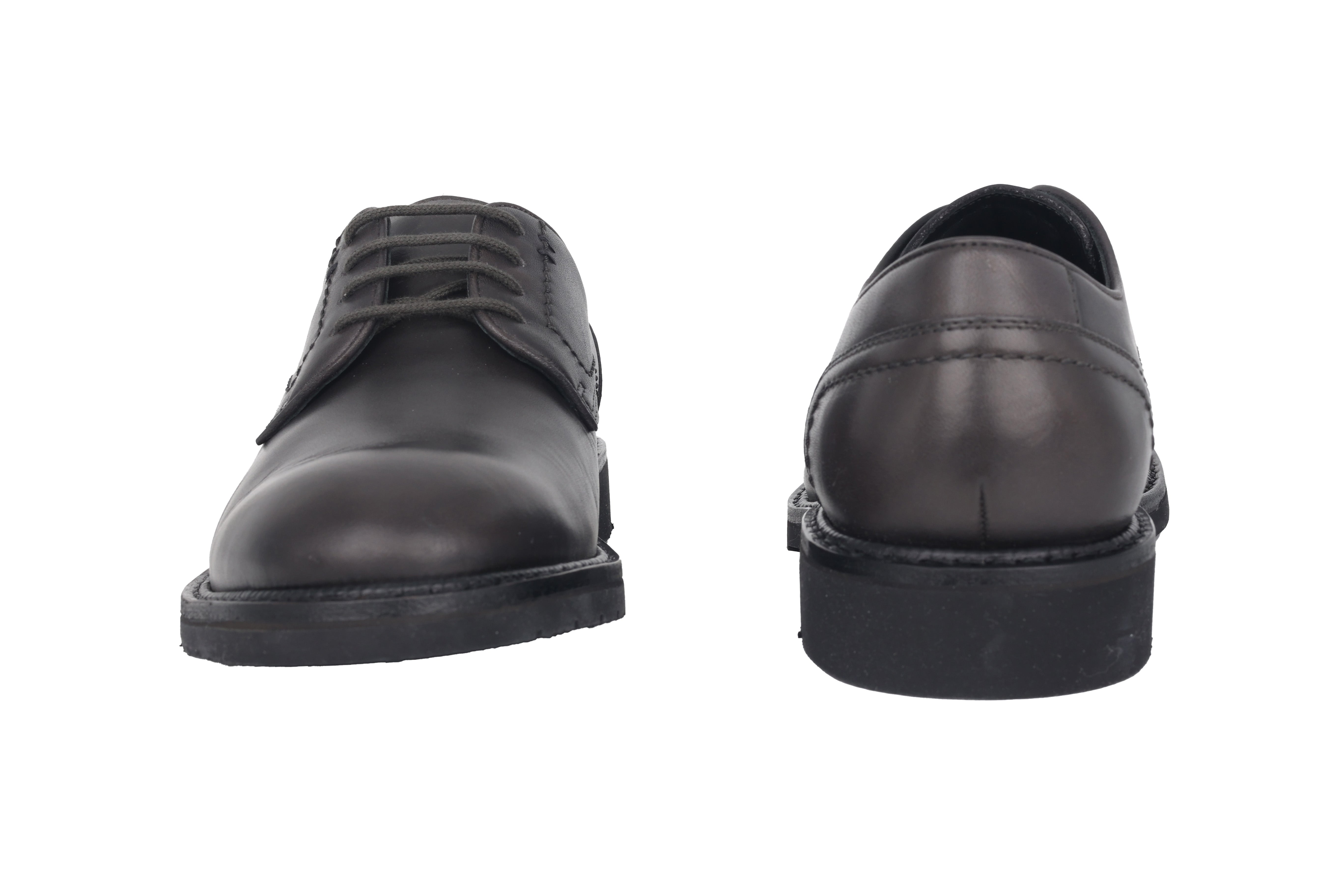 Scarpa stringata fatta a mano da uomo 'Nikola' - Grigio