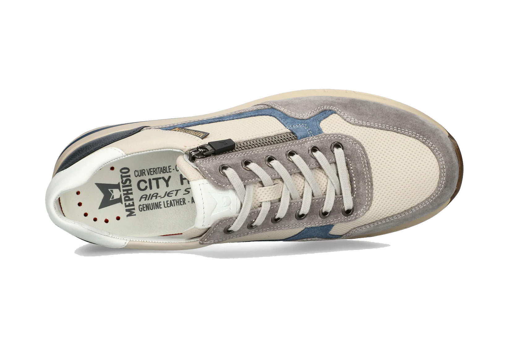 Scarpe stringate da uomo "Bradley" - grigie