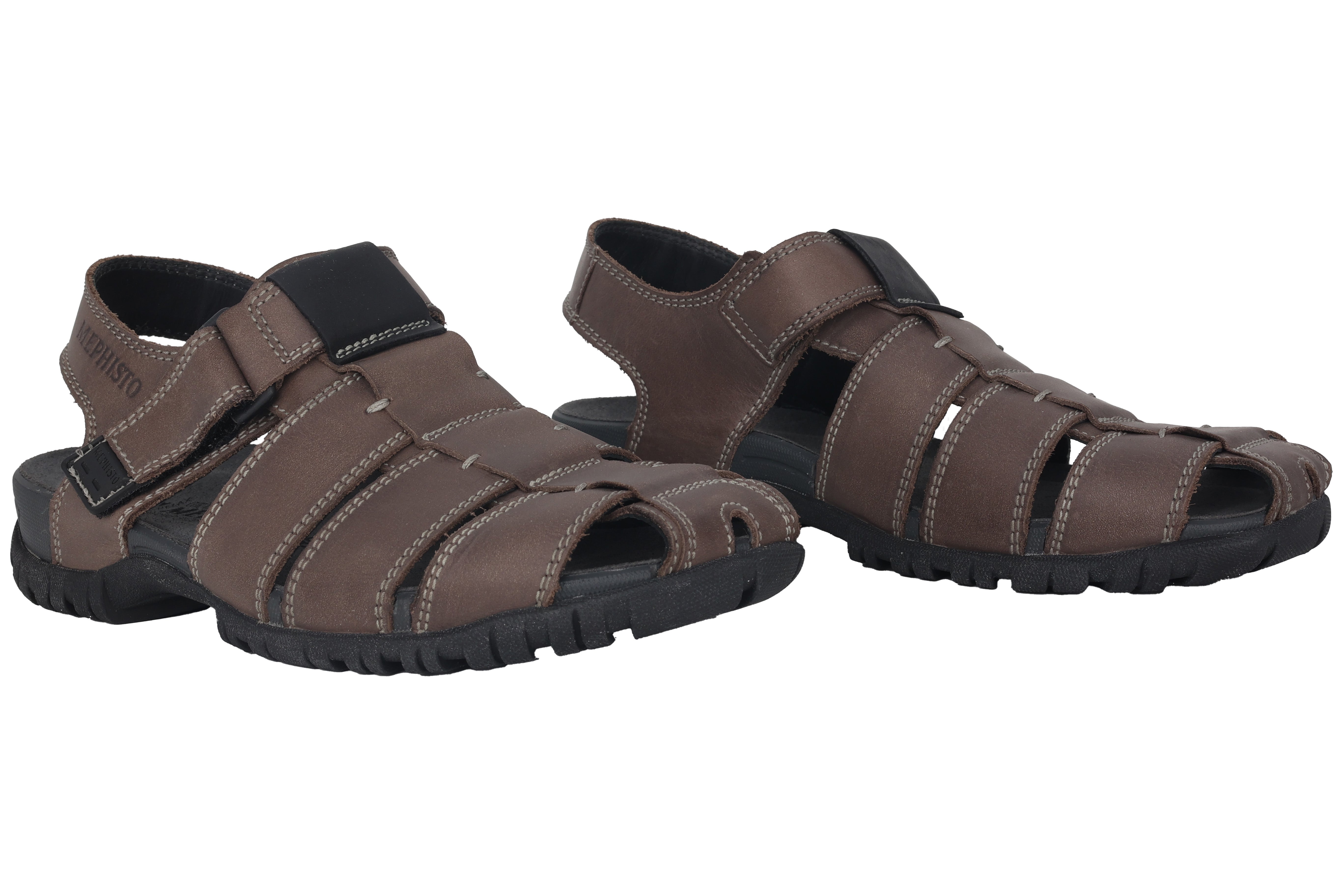 'Basile' men's sandal - grey pewter