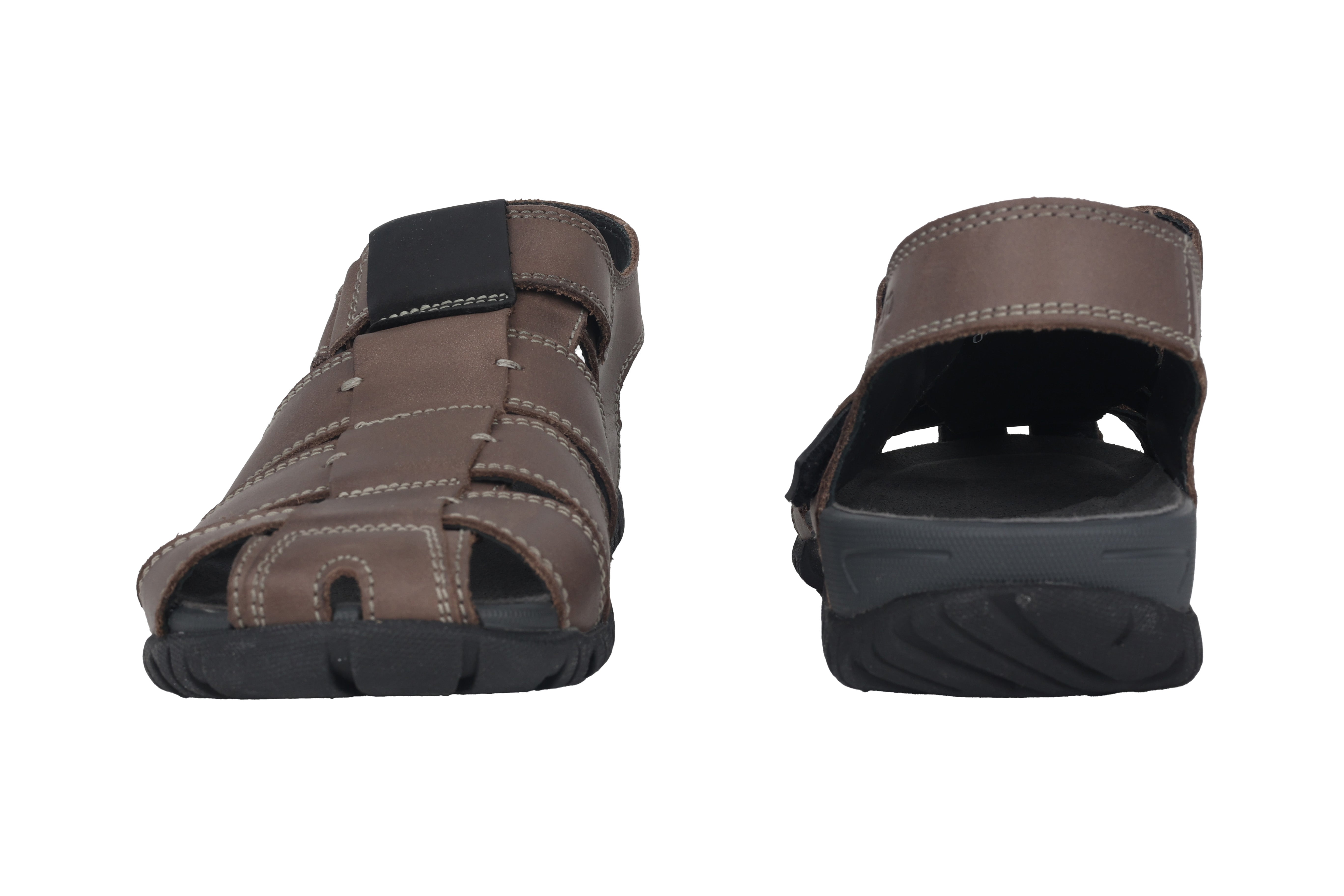 'Basile' men's sandal - grey pewter