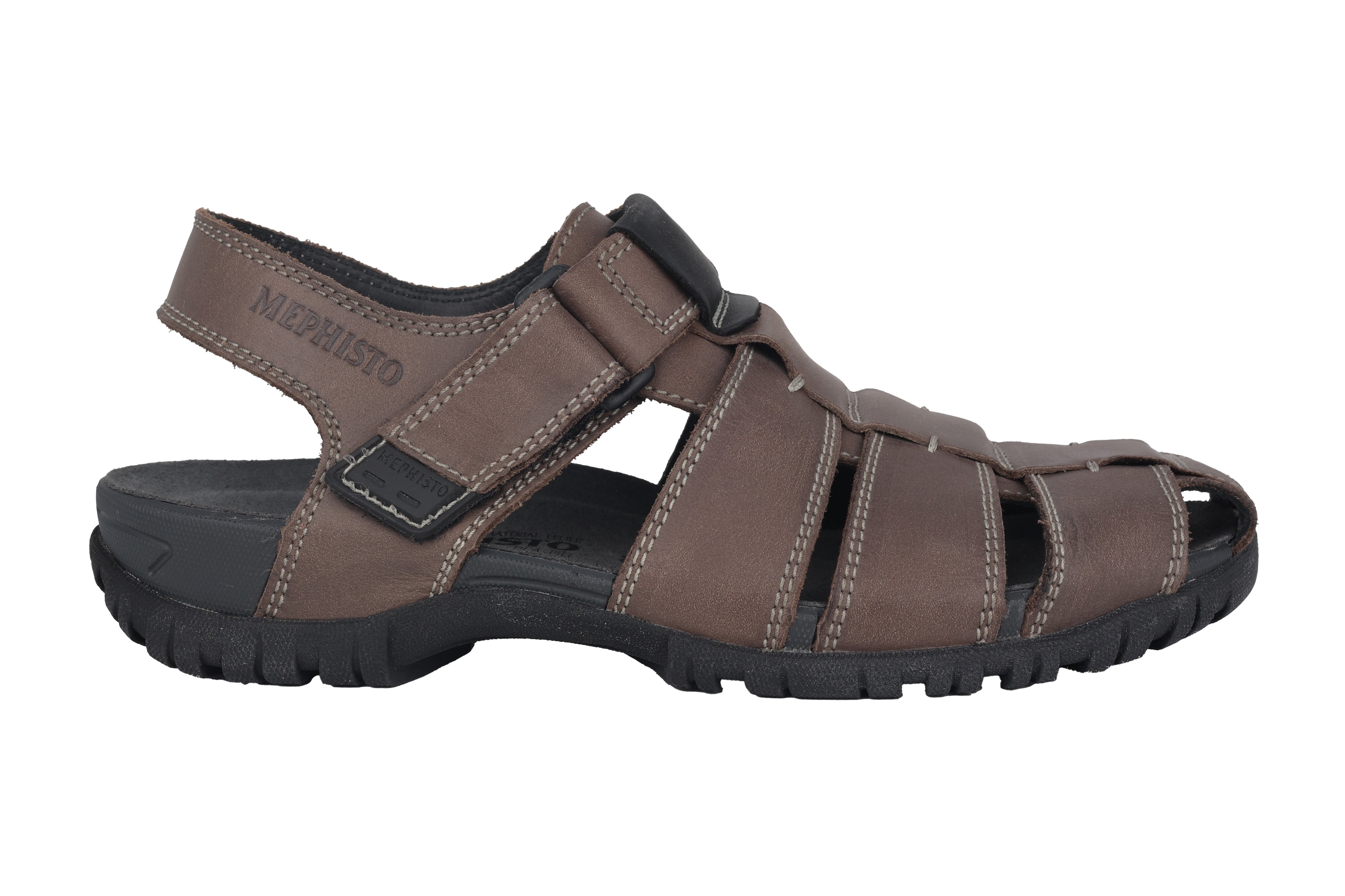 'Basile' men's sandal - grey pewter