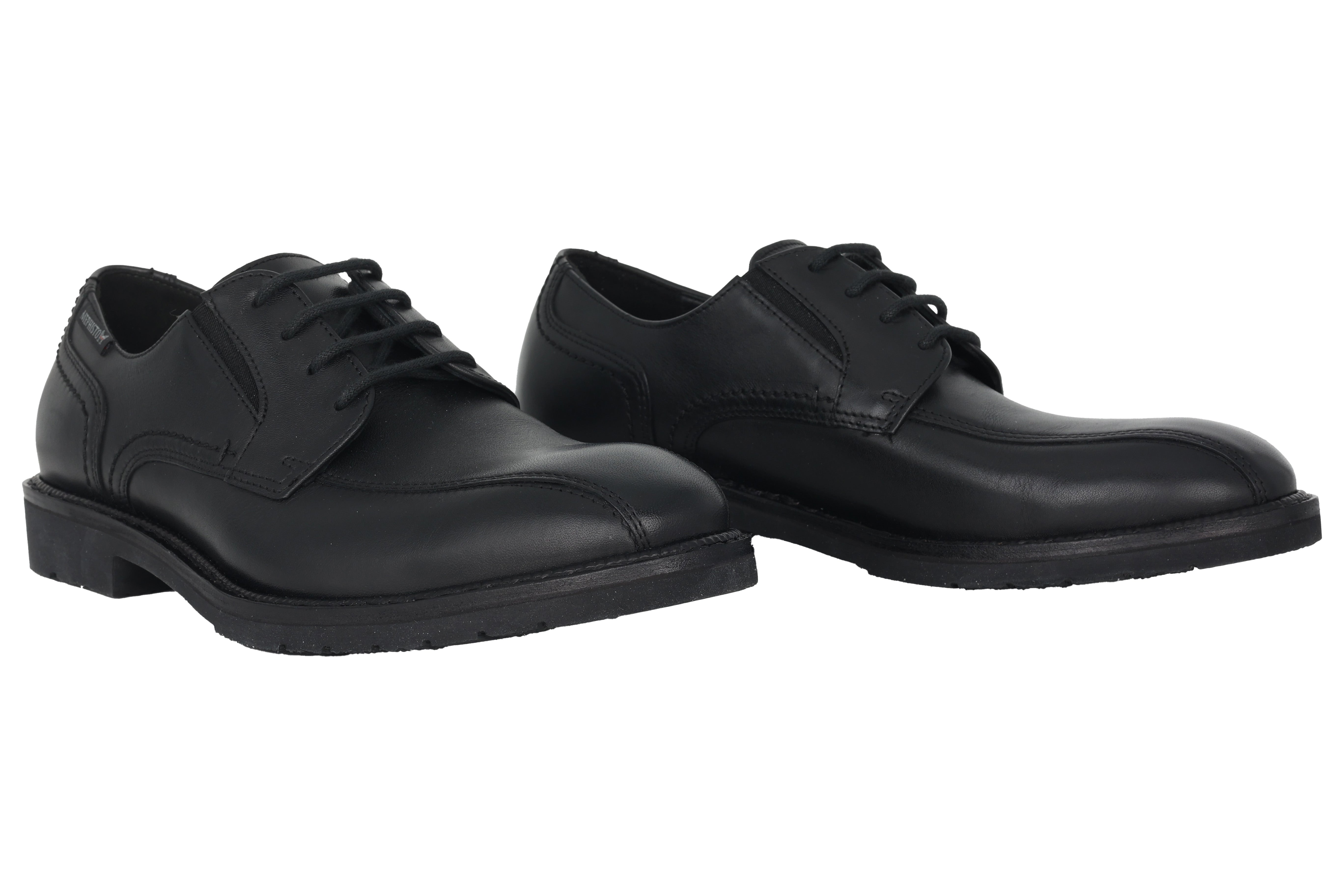 'Nelson' men's handmade lace-up shoe - Black