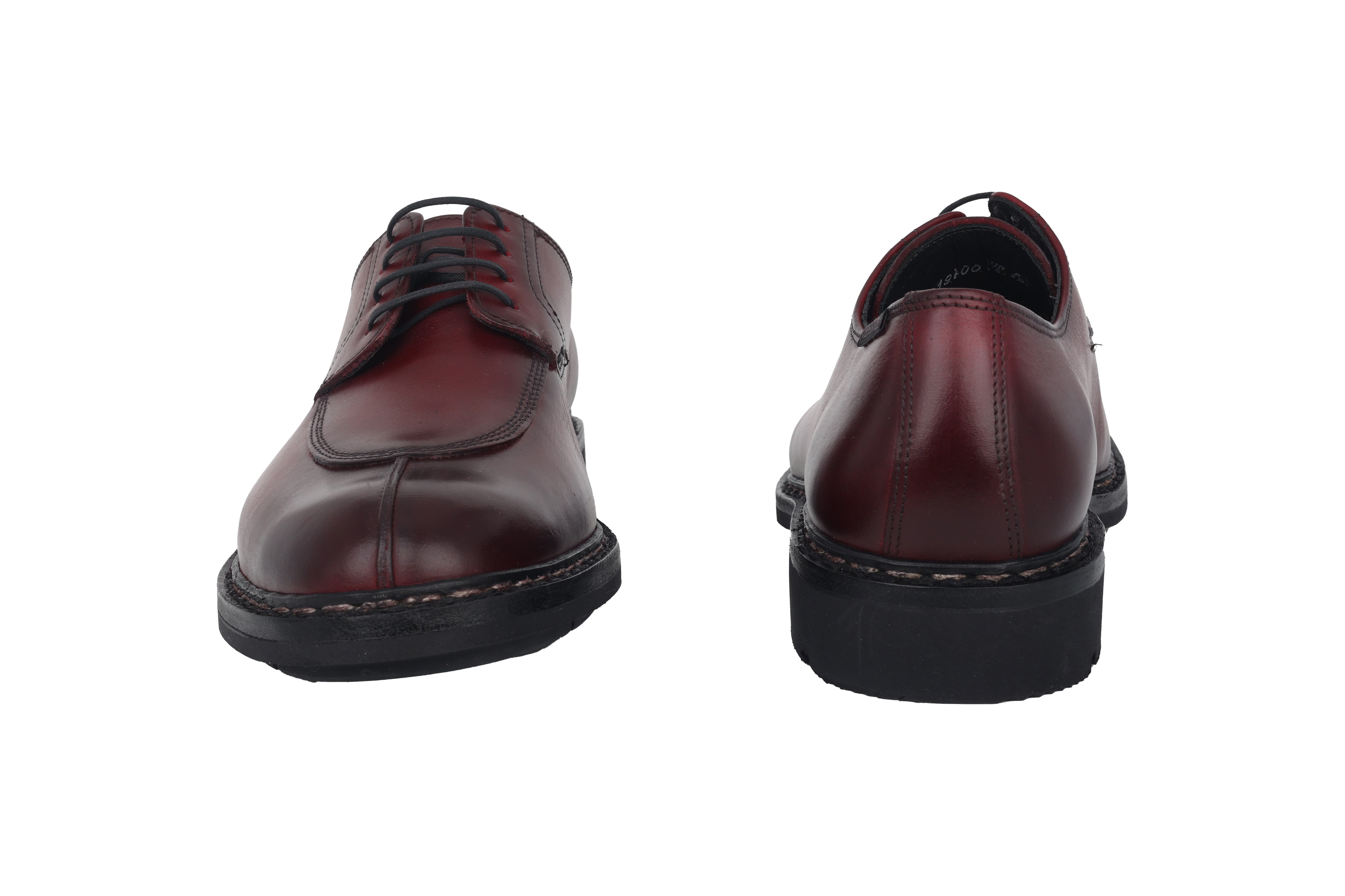 Chaussures à lacets faites à la main pour hommes 'Sandro' - Rouge