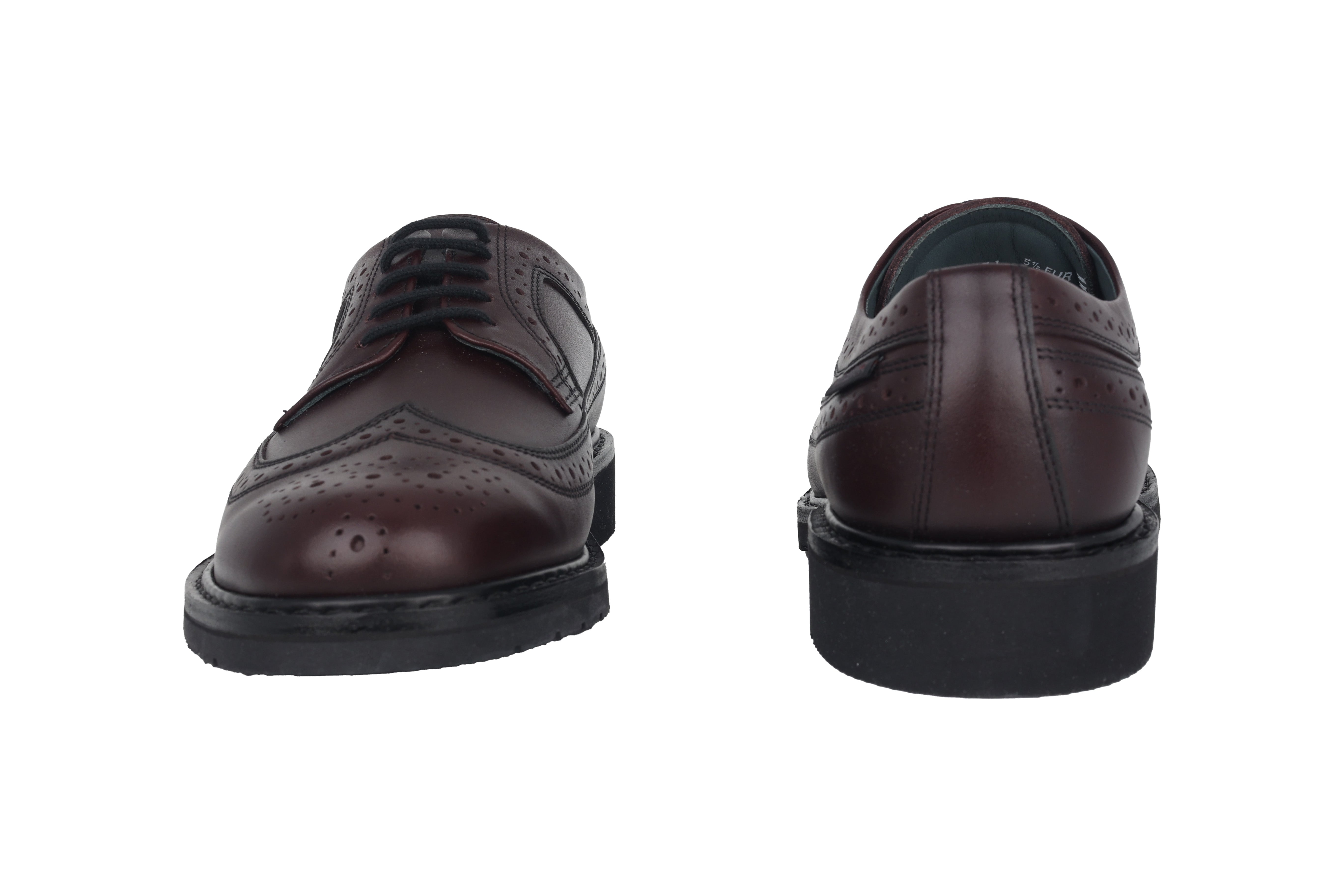 Scarpa stringata fatta a mano Goodyear da uomo 'Matthew' - Rossa