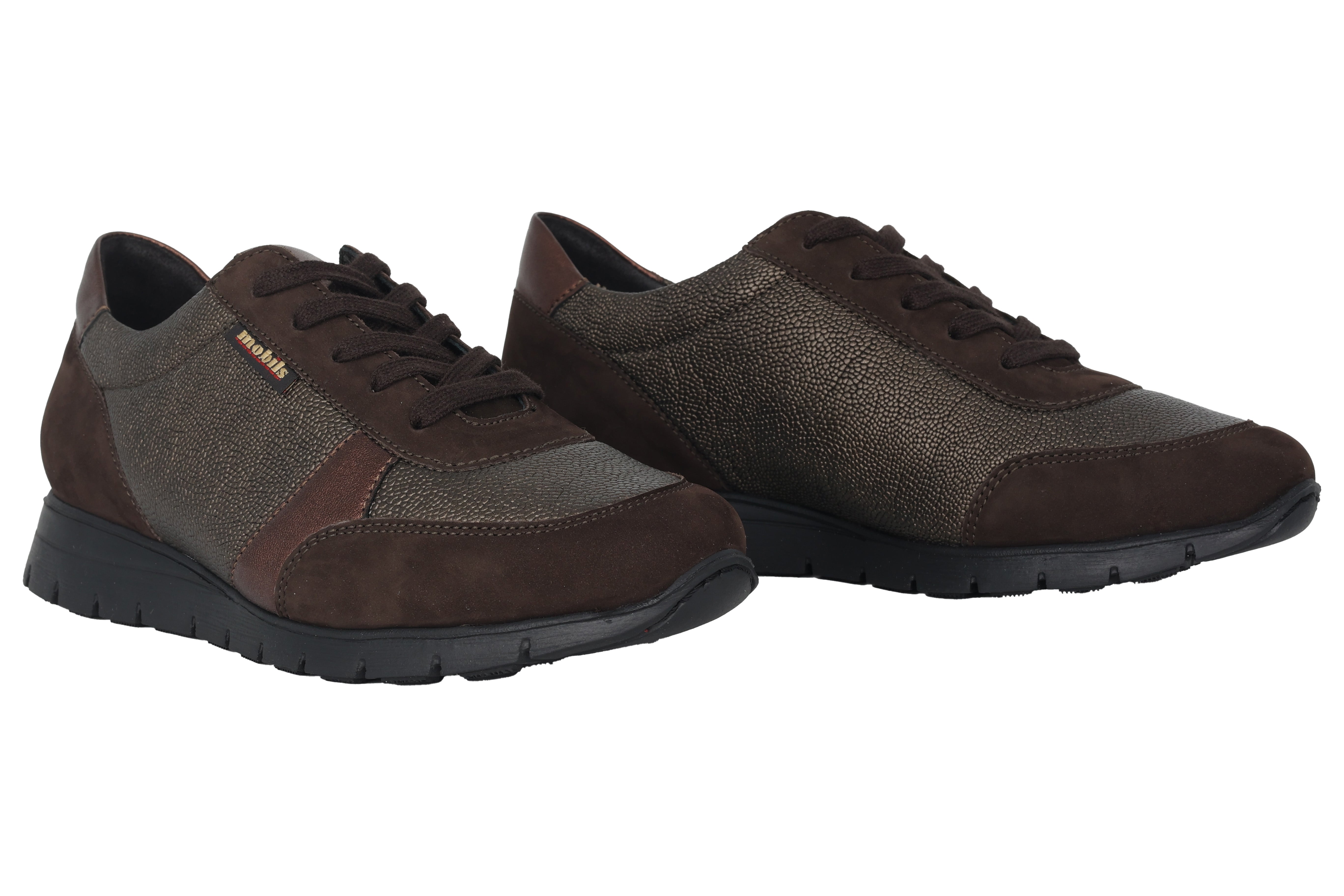 'Dalilha' women's wide fit (h) sneaker - brown