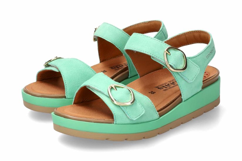 'Myranda' women's sandal wide fit (H) - green