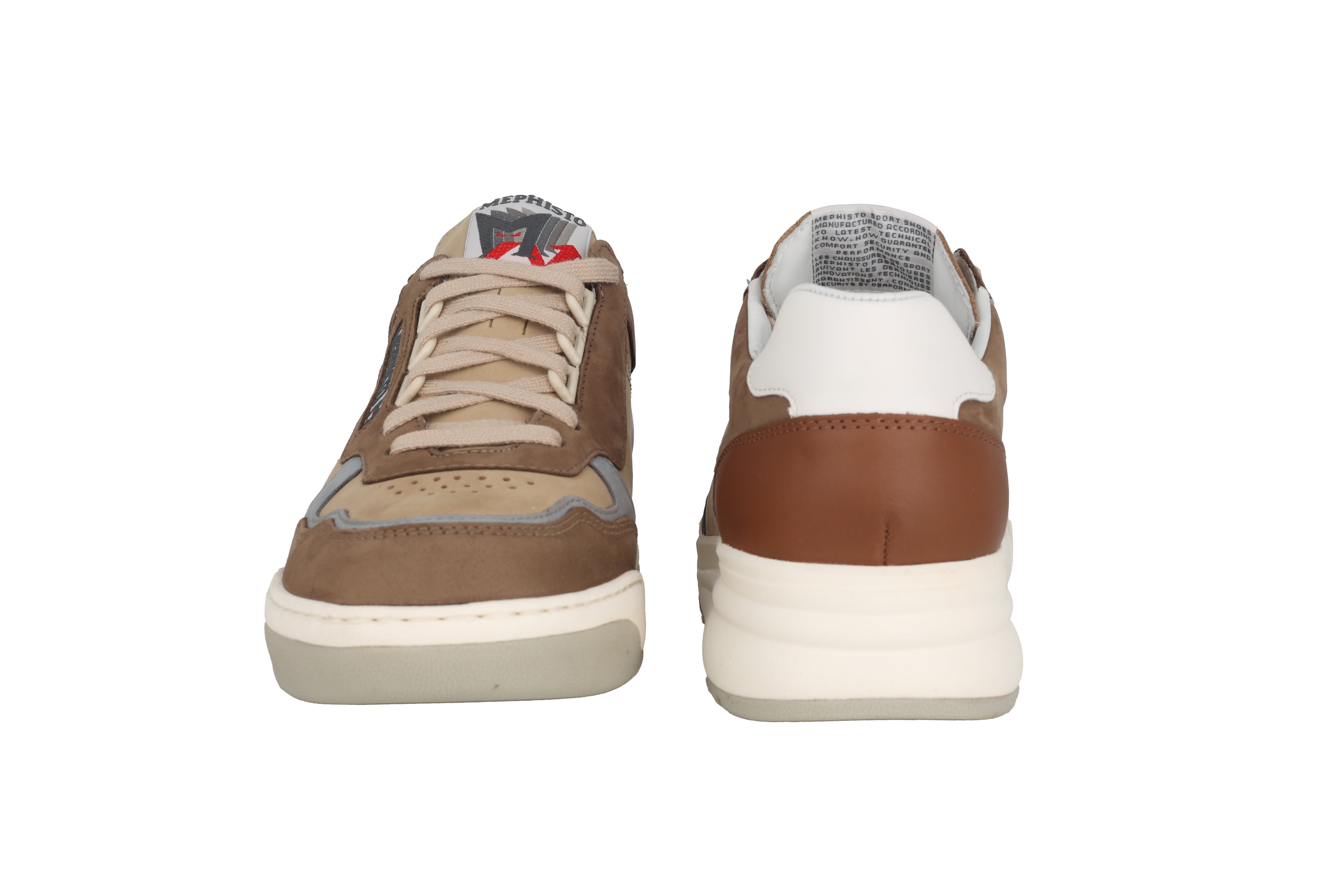 'Norwin' herrsneaker - taupe