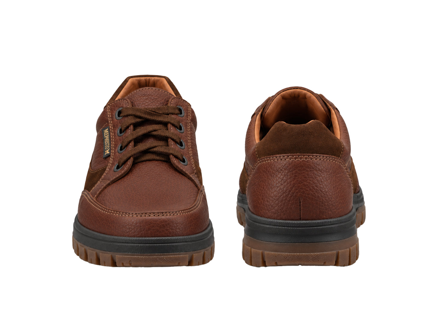 Sznurowane buty męskie 'Paco' - Brązowe