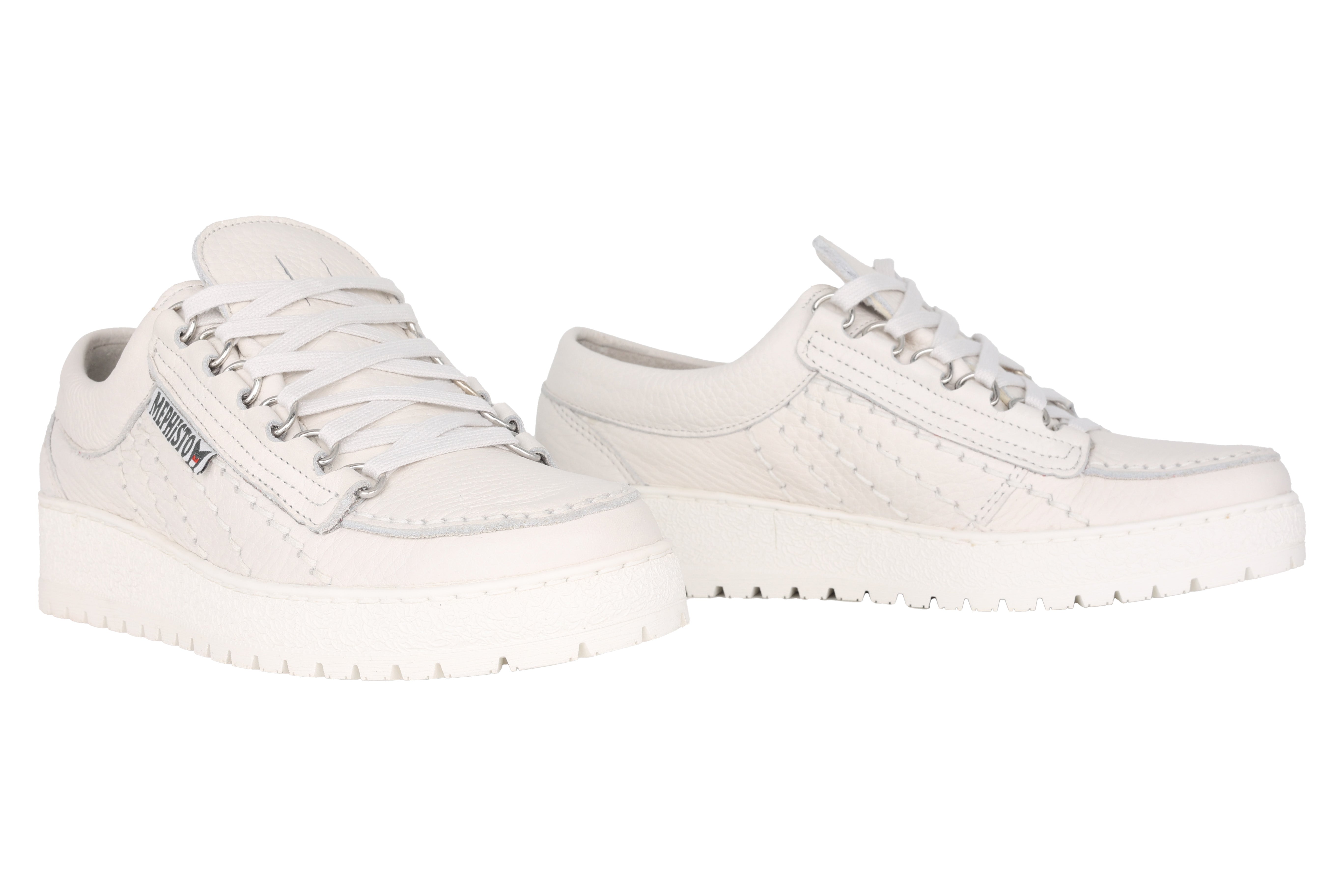 'Rainbow' men's lace-up shoe - white