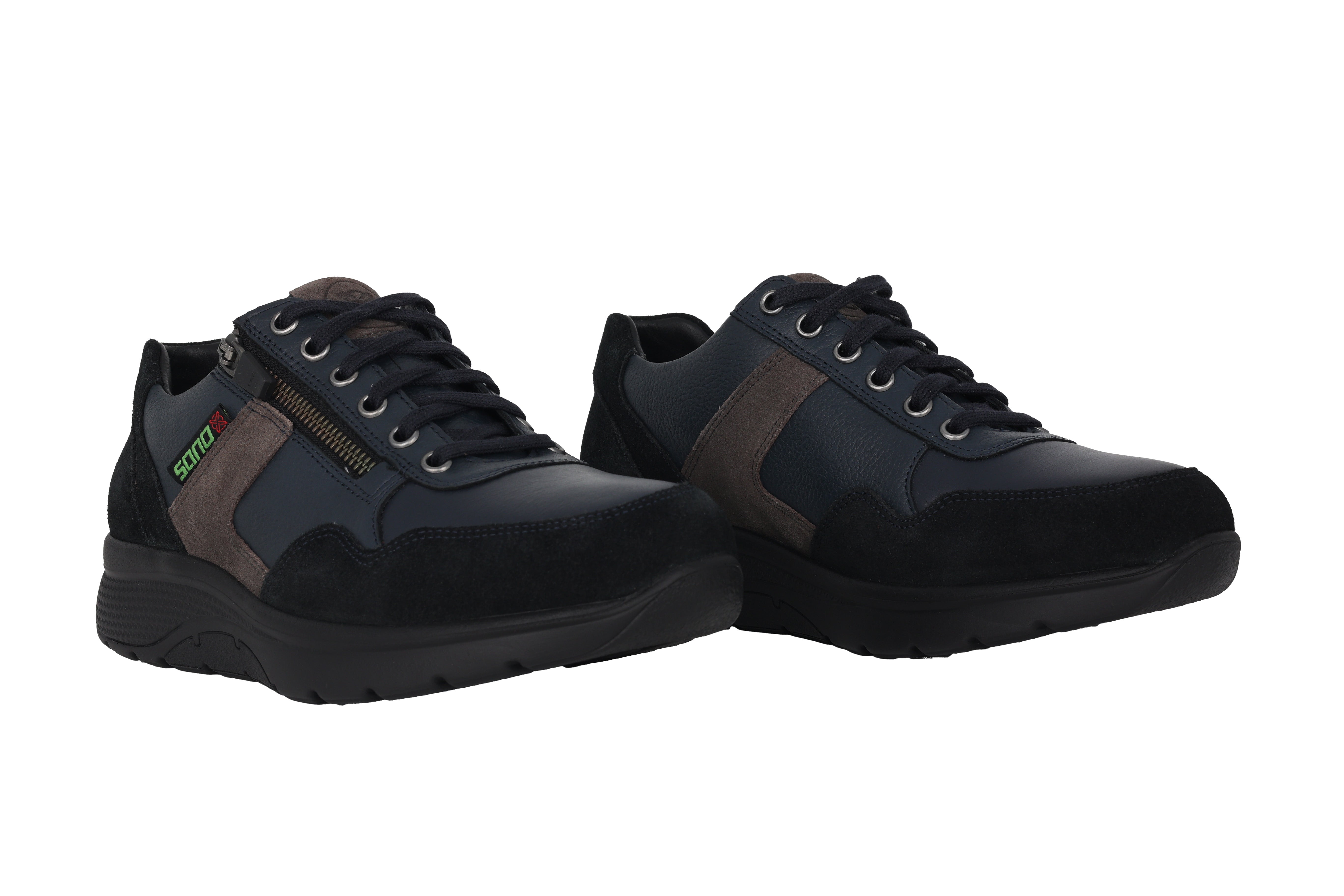 'Amory' men's walking rolling wide fit (H) lace-up shoe - Blue