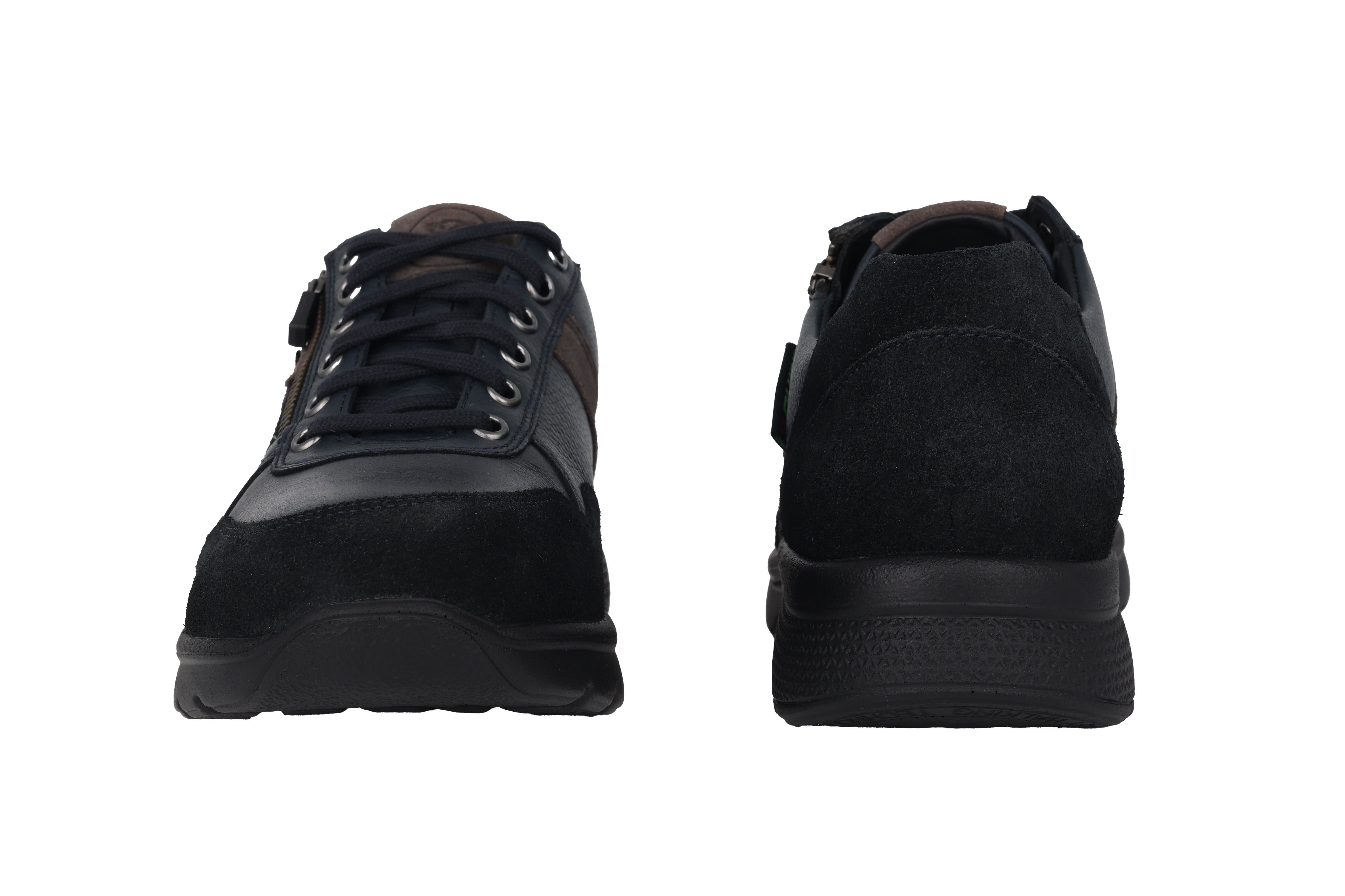 'Amory' men's walking rolling wide fit (H) lace-up shoe - Blue