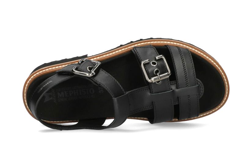 Damensandale 'Valny' - Schwarz