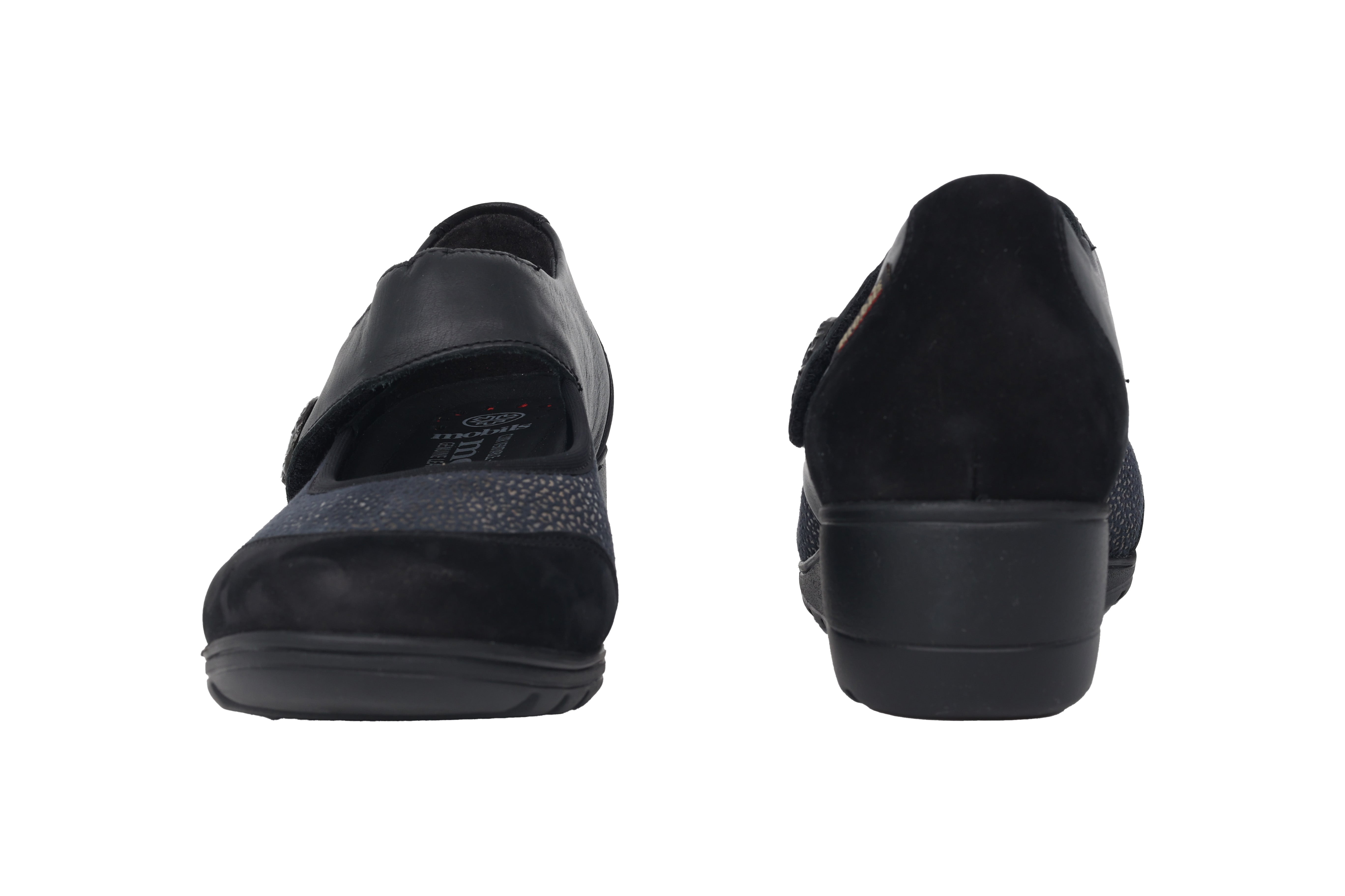 'Bathilda' women's wide fit (H) ballerina - Black