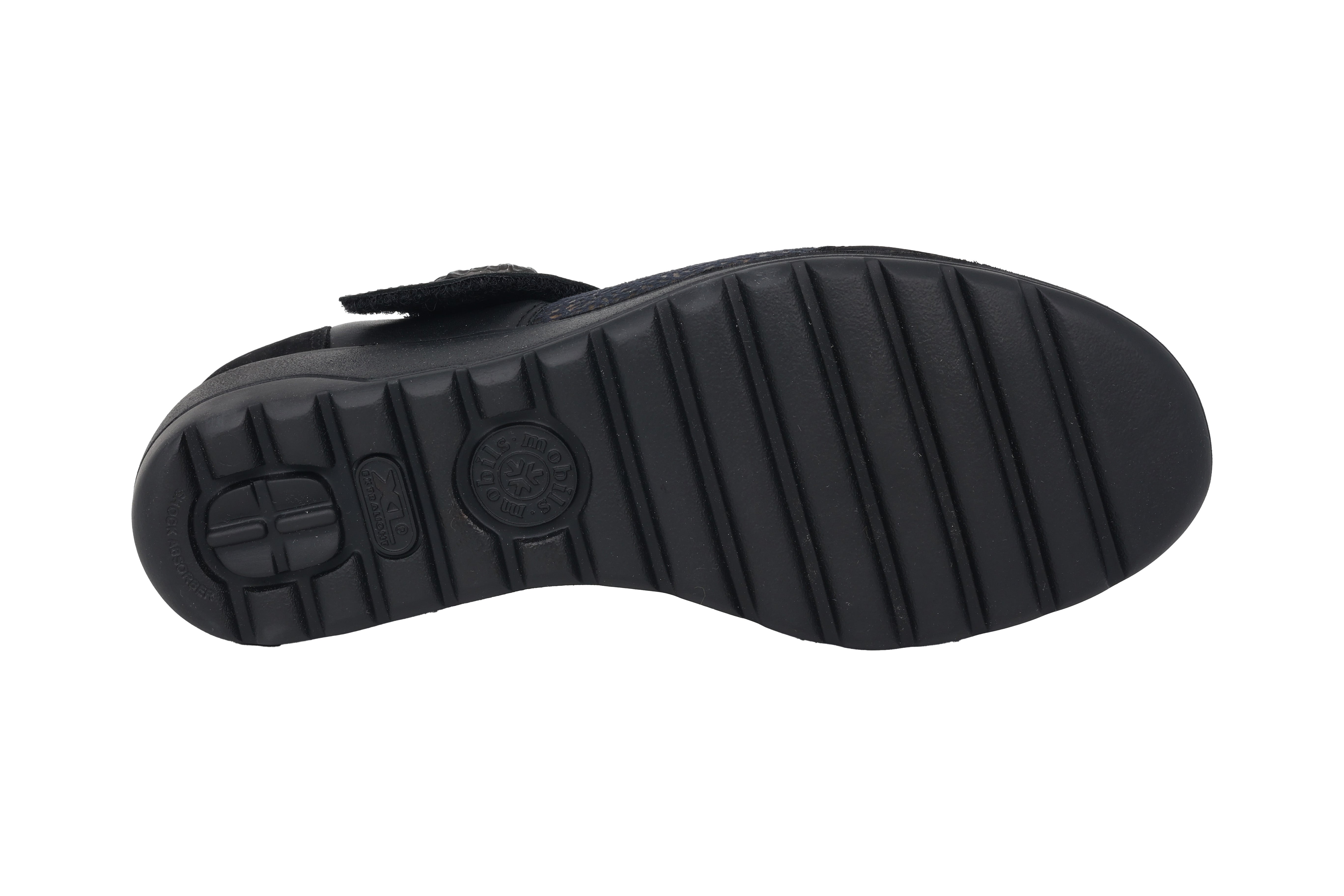 'Bathilda' women's wide fit (H) ballerina - Black