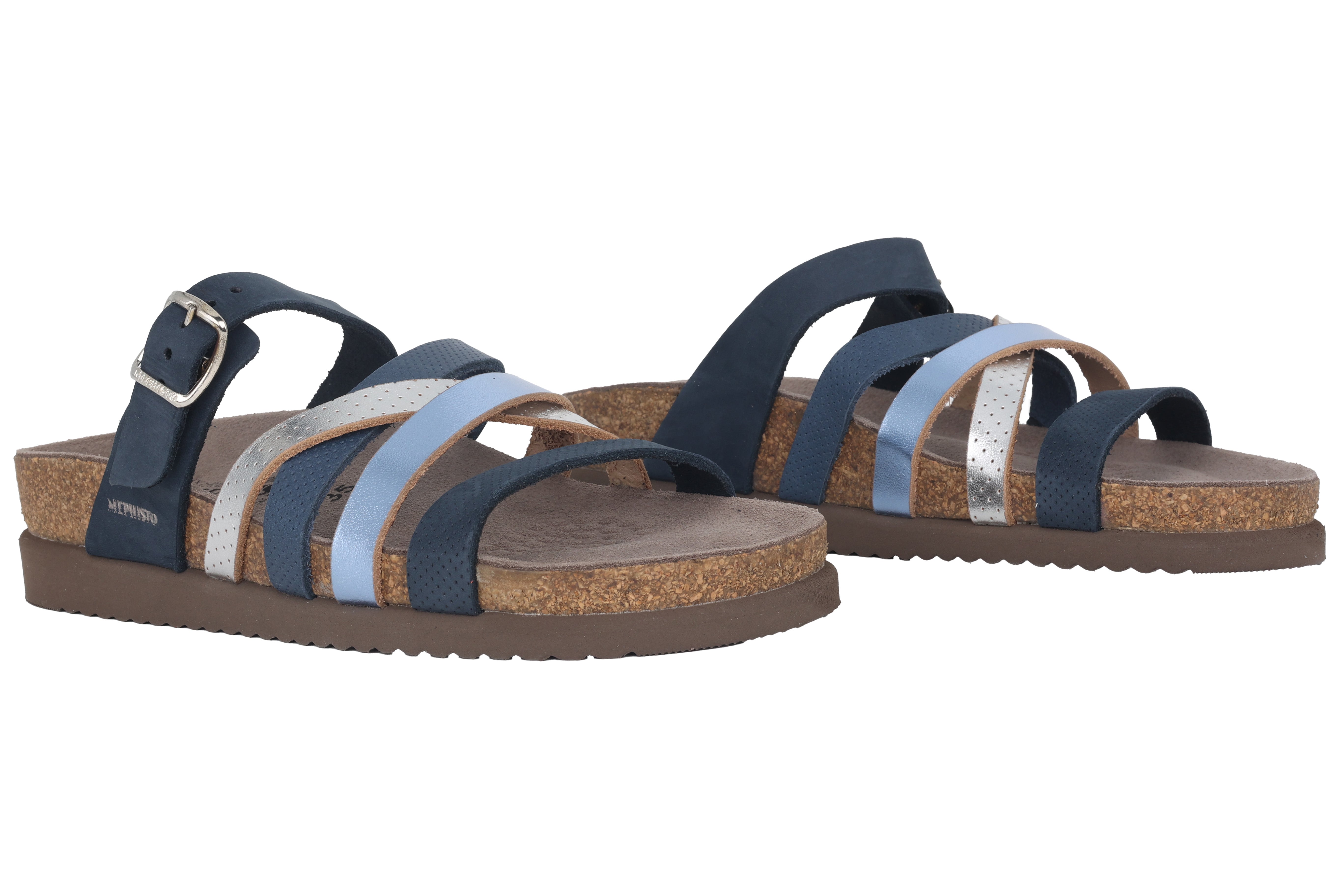 'Huleda' sandalia para mujer - mezcla de azules