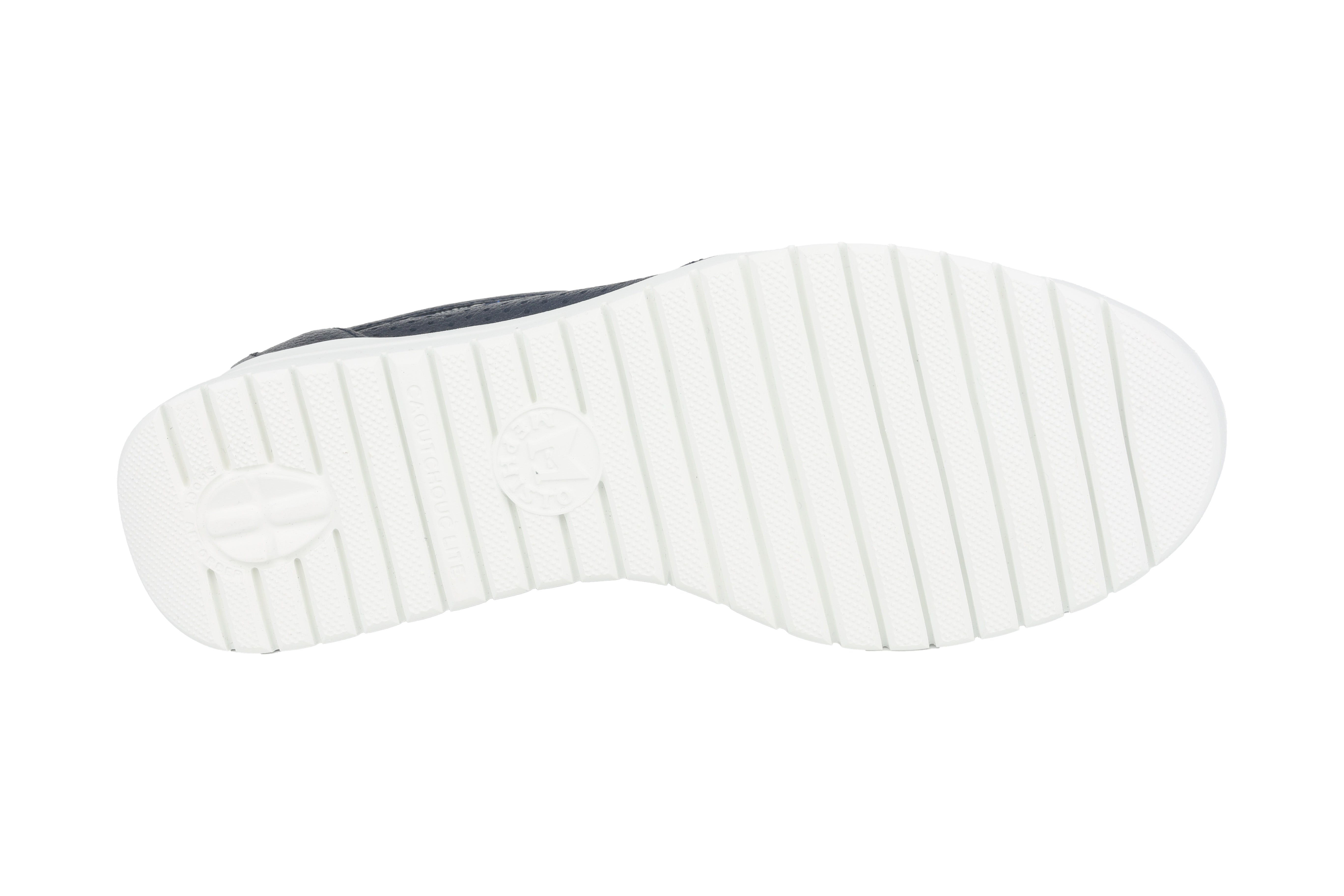 Chaussure compensée à lacets perforées 'Isa Perf' pour femme - bleu