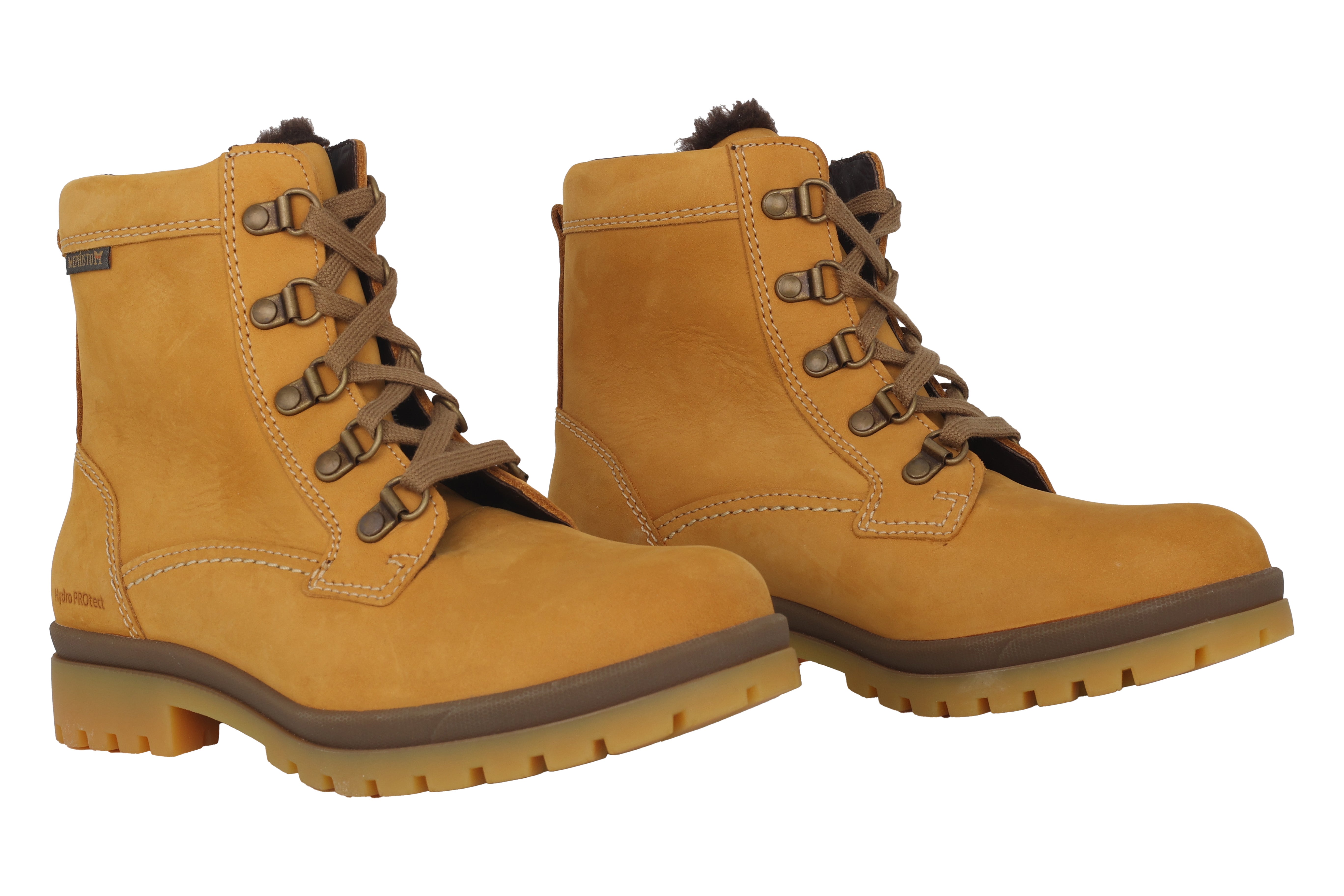 'Zorah' women's warmlined ankle boot - Desert brown