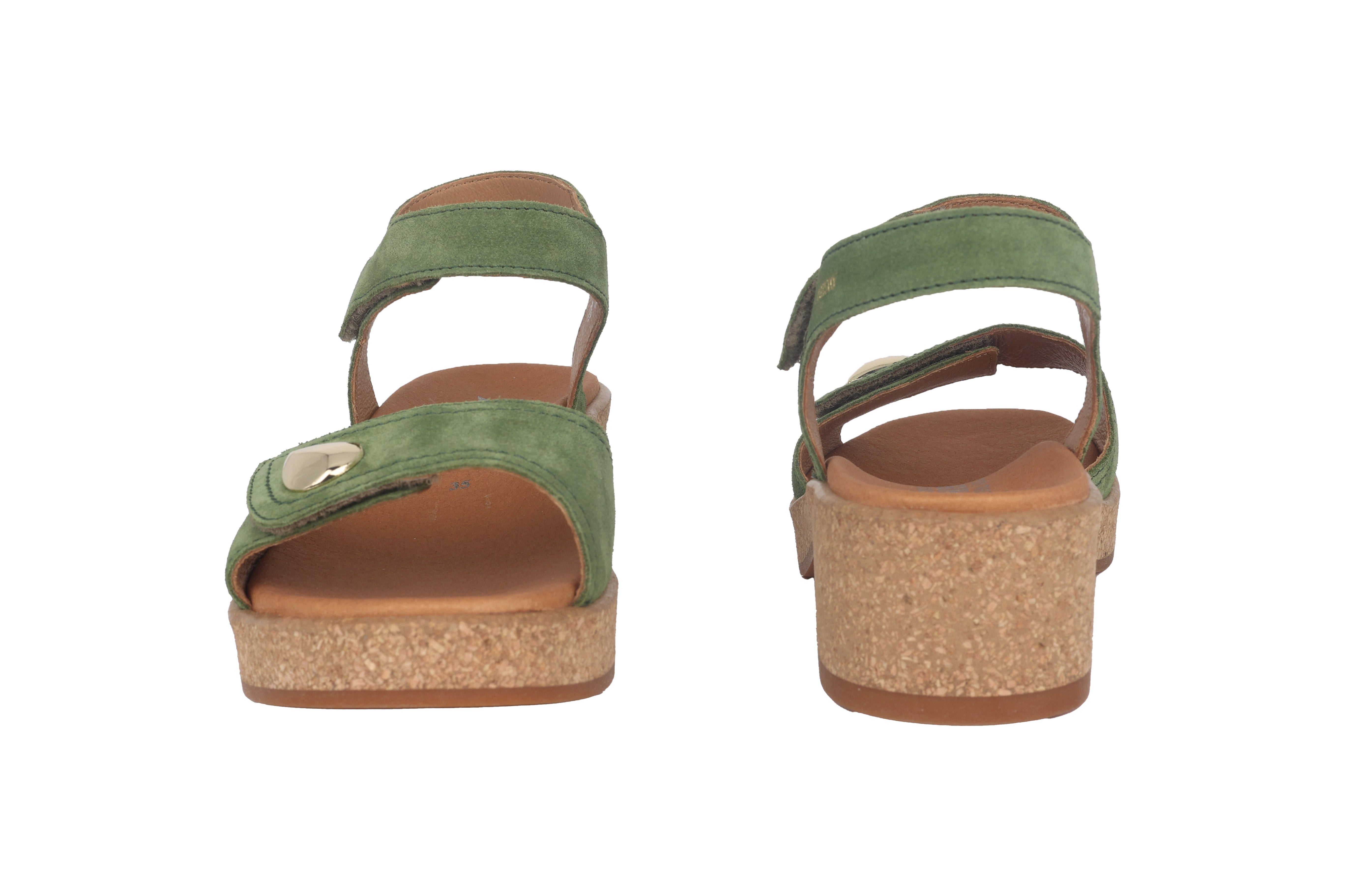 'Franka' women's strap sandal - green