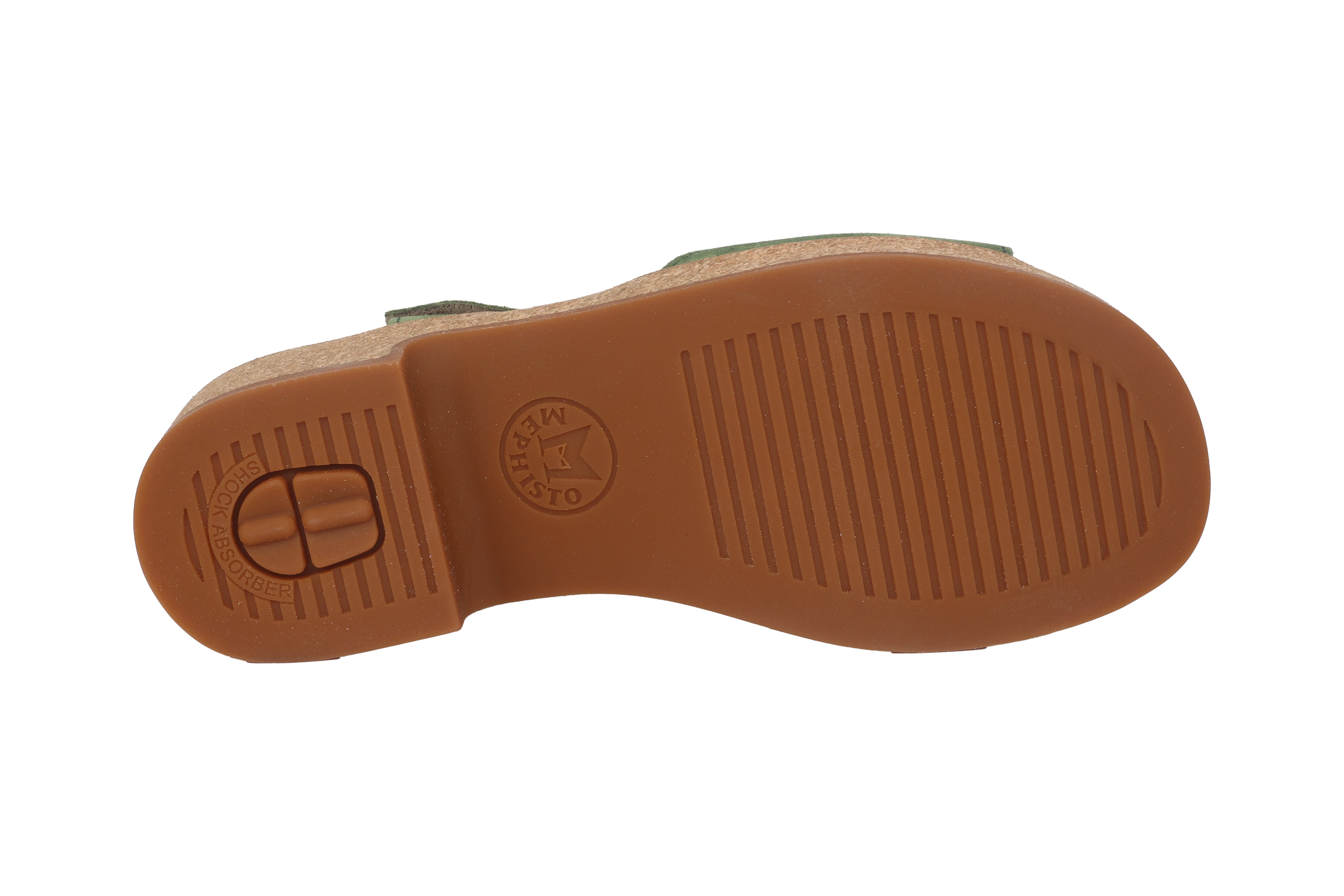 'Franka' women's strap sandal - green