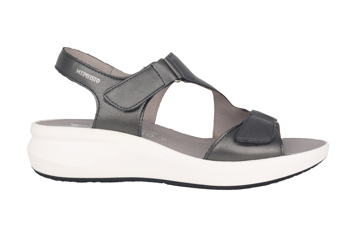Mephisto Black and Gray Comfort Sandals Mephisto Women main image 3