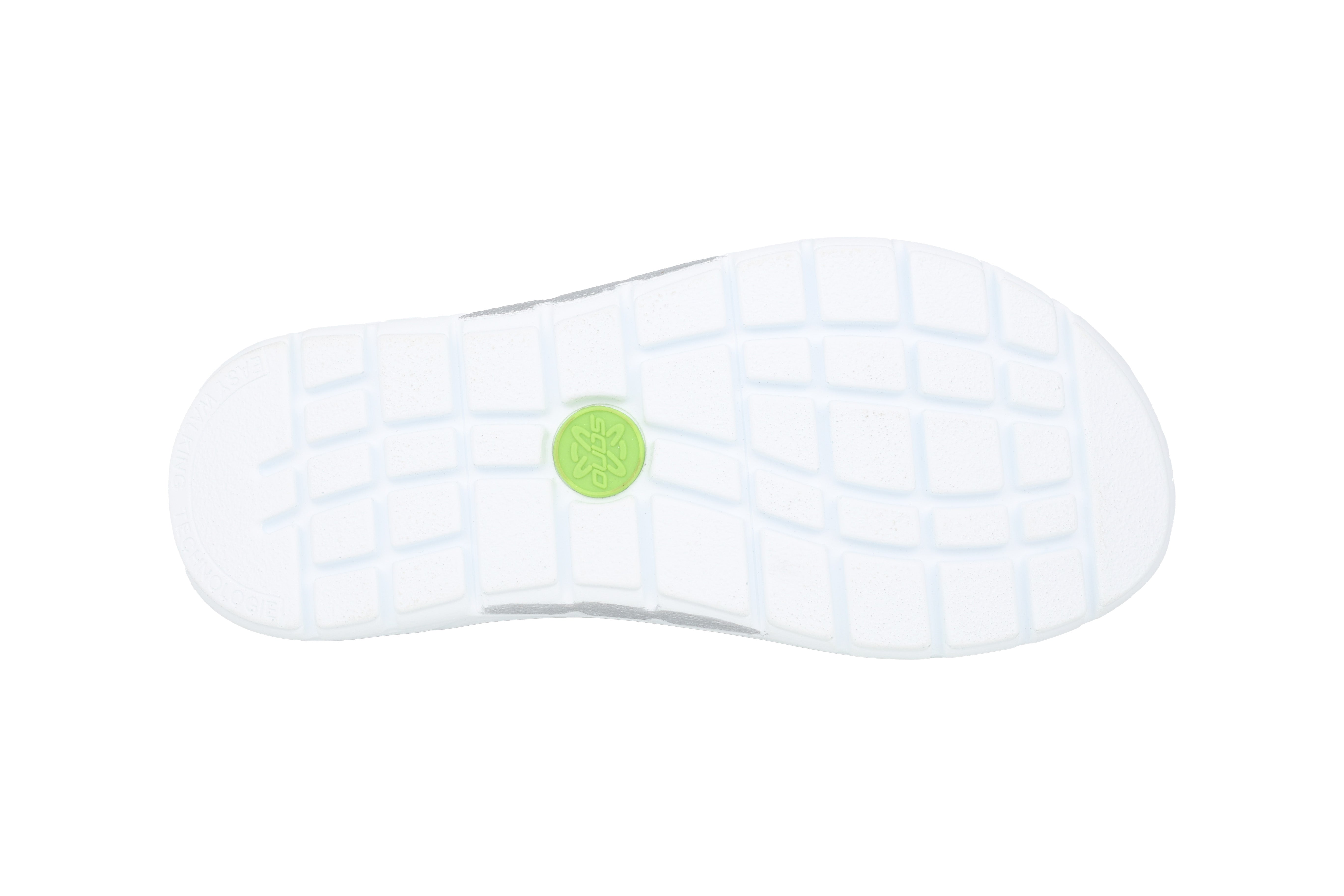 'Norine' women's rolling sandal - white mix