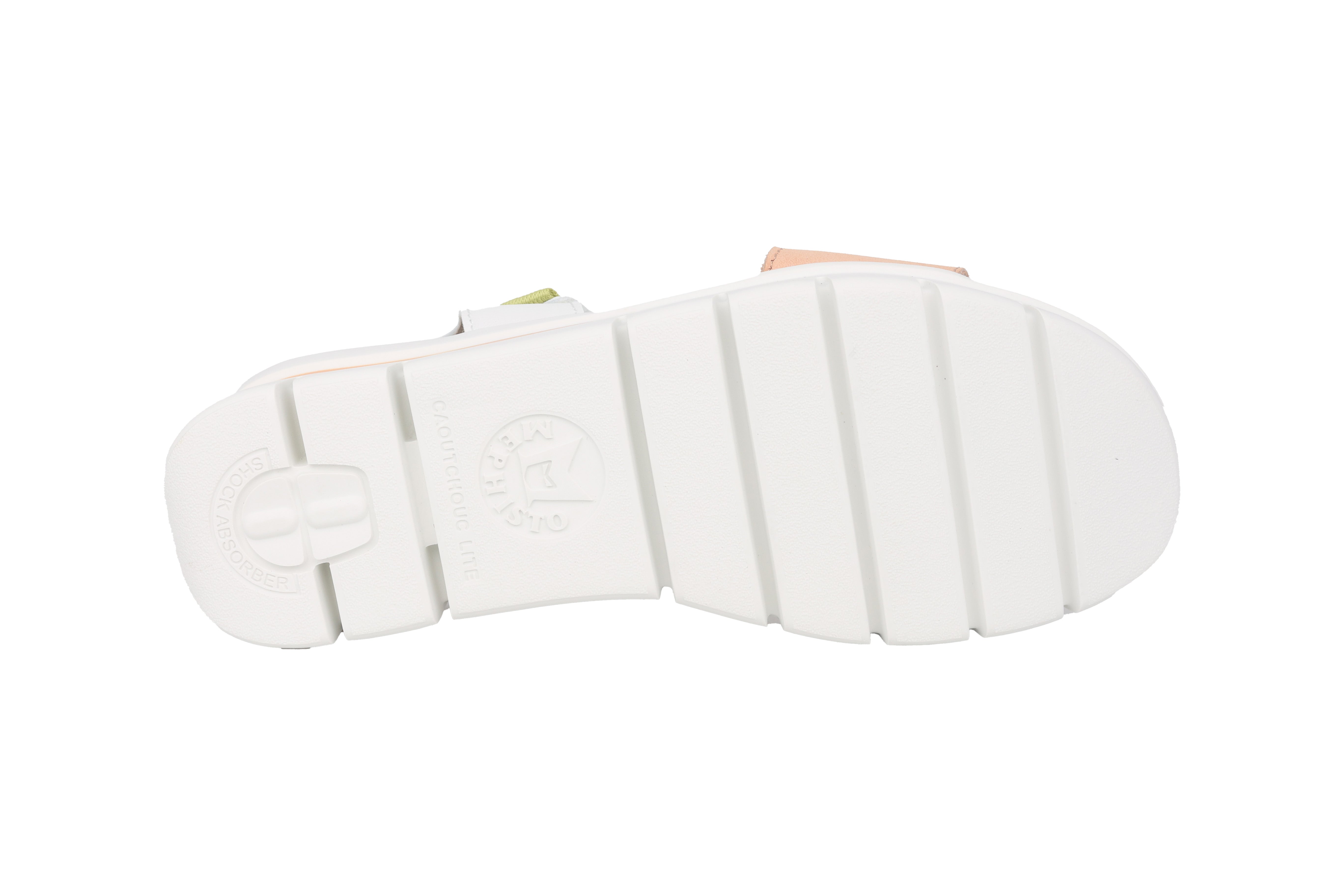 Damessandaal 'Rosane' met bandjes - oranje