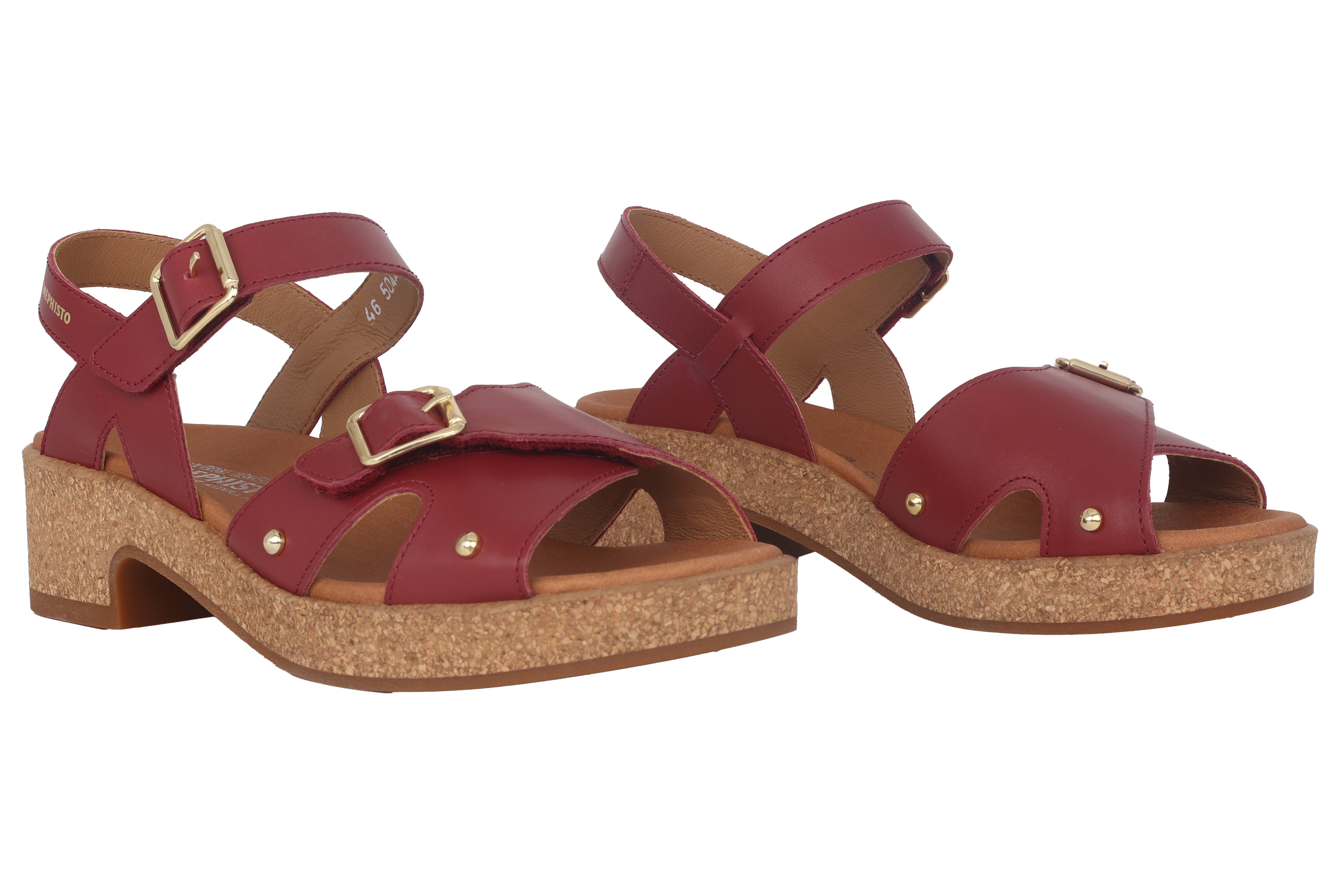 Damessandaal 'Fedora' - rood