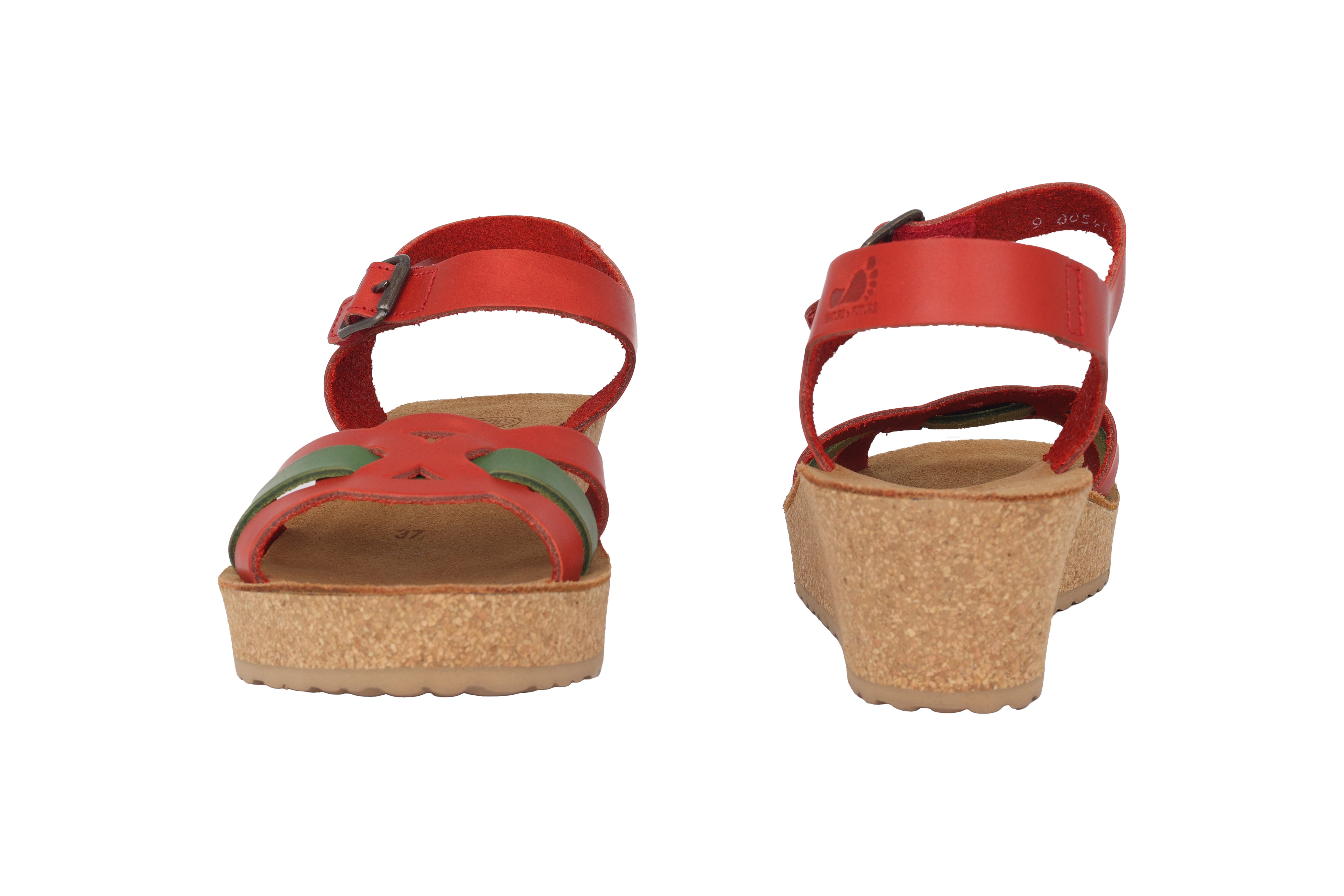 'Maryline' women's NATURE IS FUTURE sandal - red