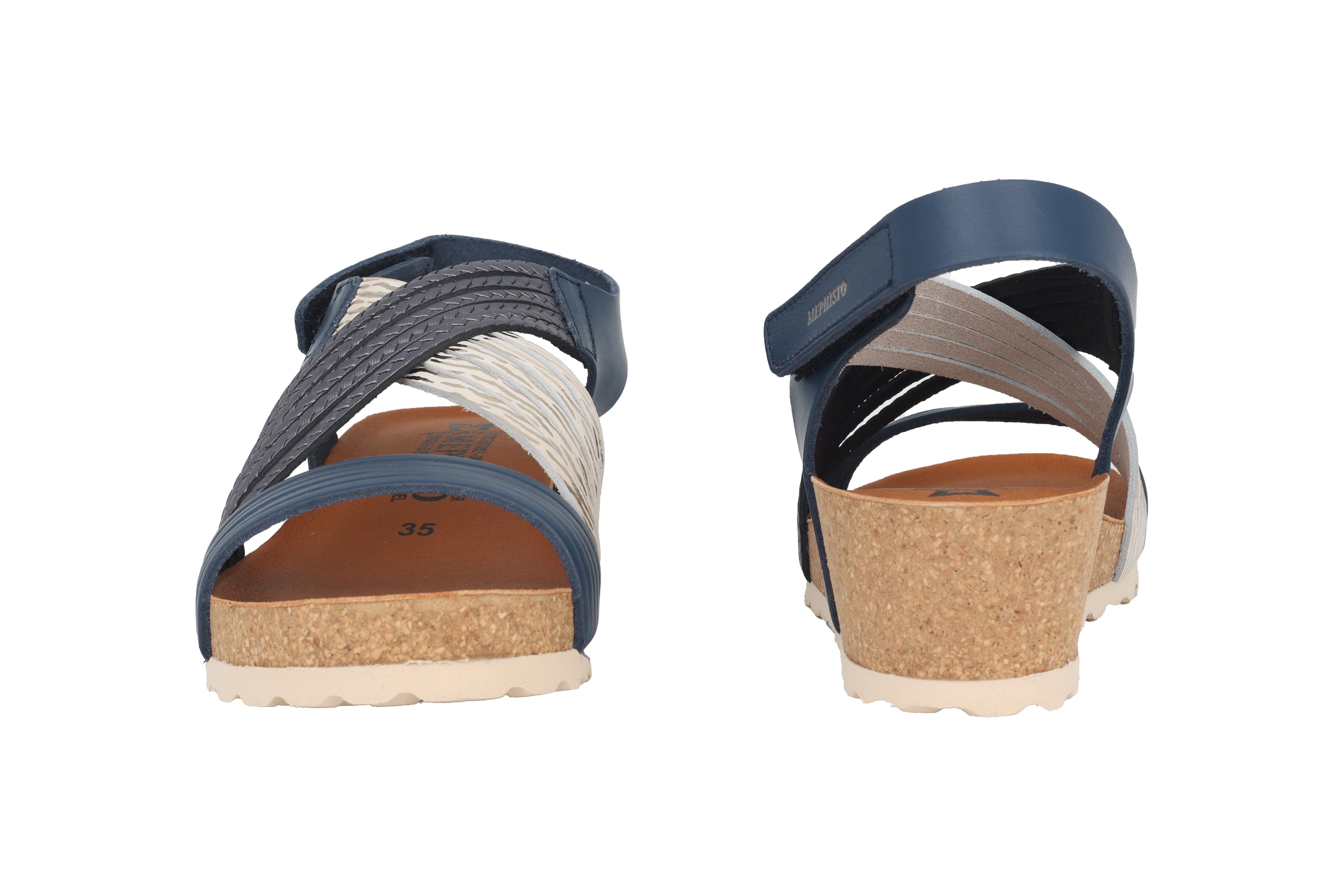 Dámský sandál 'Renza' - Modrý mix