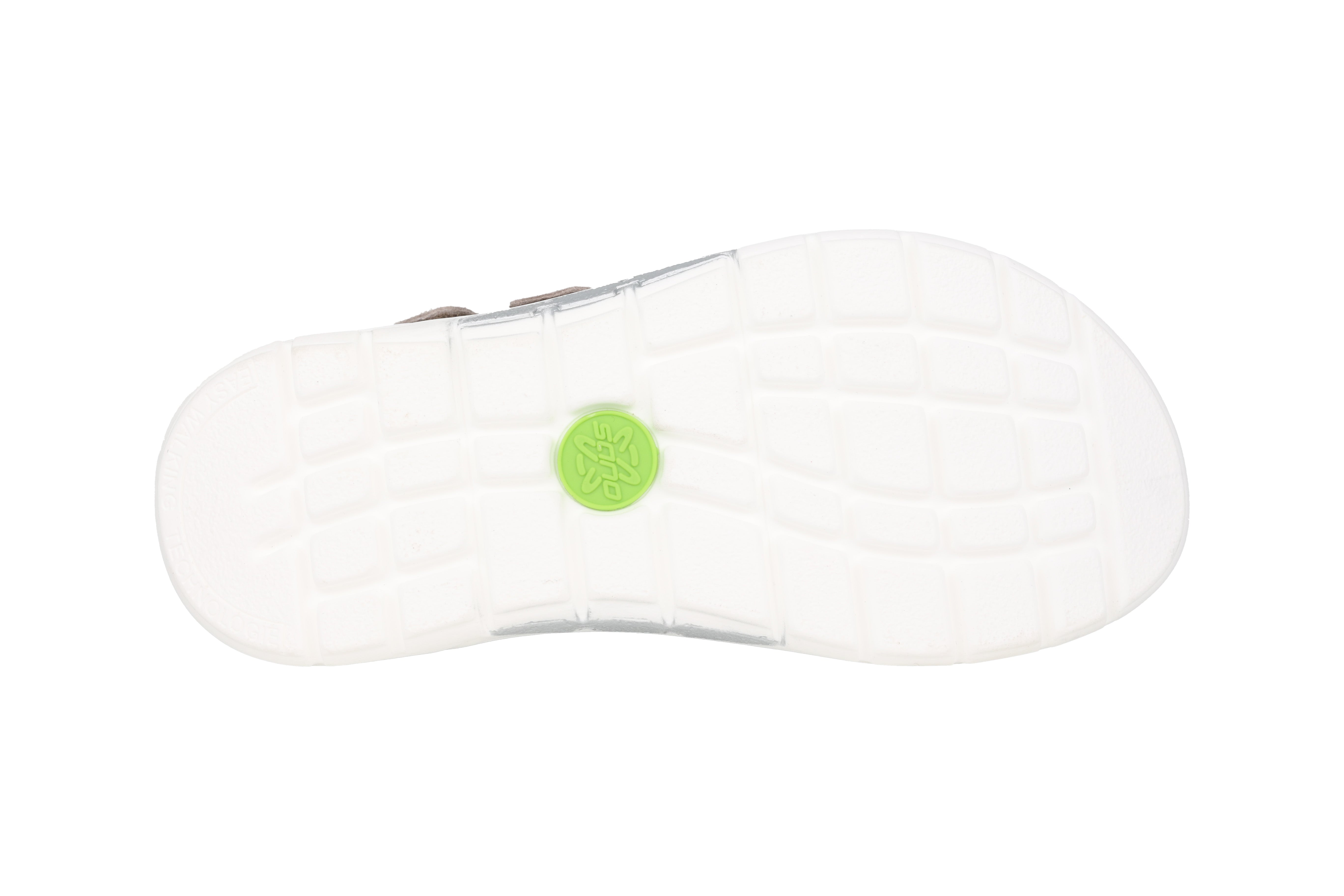 Sandália feminina de corte largo (H) 'Norine' - cinza