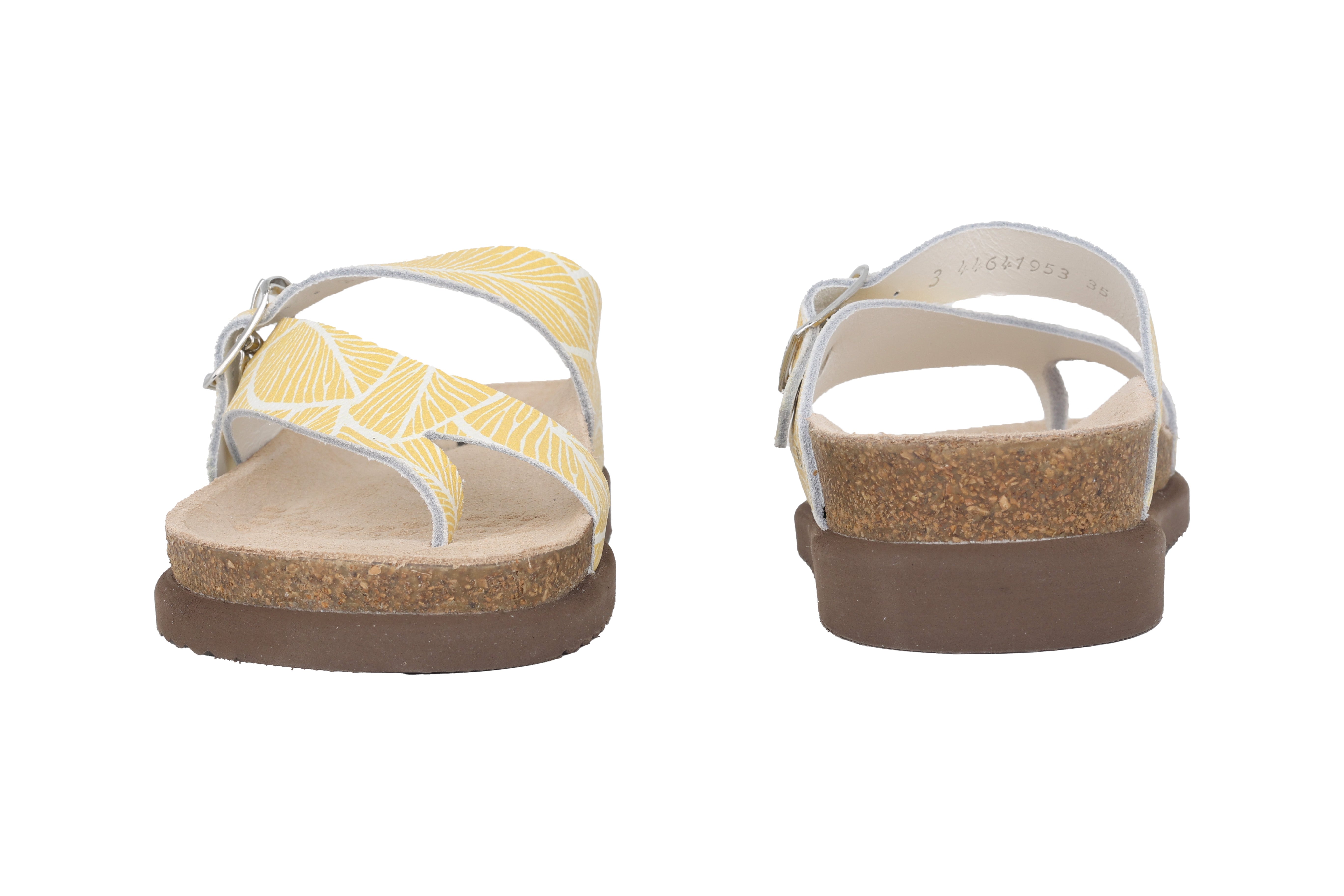 'Helen' women's slide sandal - yellow