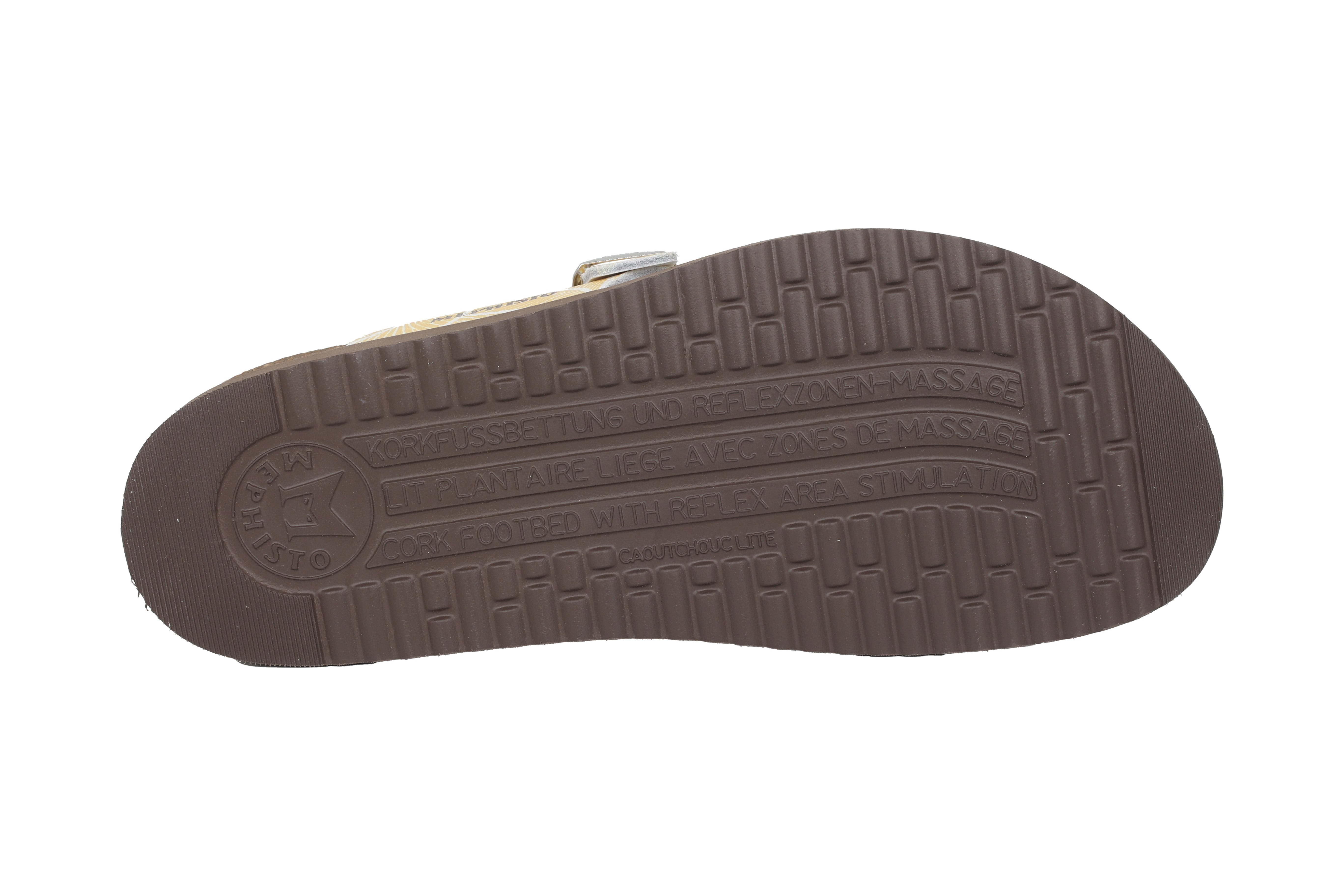 'Helen' women's slide sandal - yellow