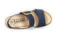 Sandalia ergonómica de mujer 'Nasma' de calce ancho (H) - Azul - ChaplinshoesSandalia ergonómica de mujer 'Nasma' de calce ancho (H) - AzulMephisto
